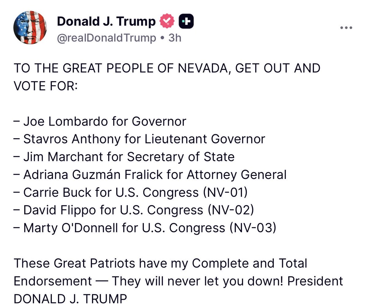 MAGAVoice's tweet photo. 🚨 JUST IN: President Trump calls on every Patriot in North Carolina, Iowa, Nevada, Texas to go vote

WE HAVE TO FLOOD THE ZONE WITH VOTES

AND STOP THE STEAL https://t.co/CMASu70TFW