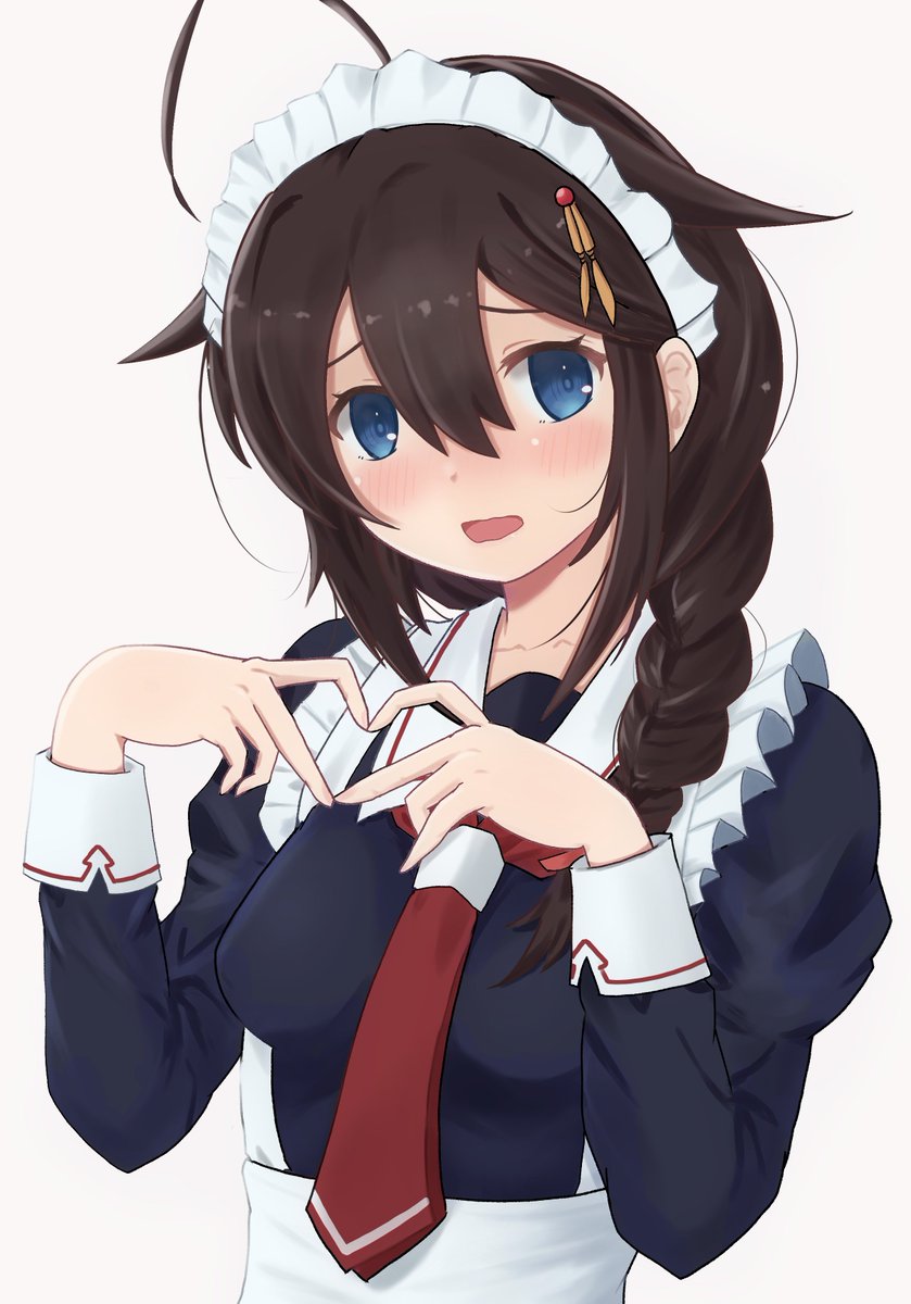 ItsukiCandy's tweet photo. もうすぐハロウィンなのでメイド時雨 https://t.co/CkRFj3TvKt