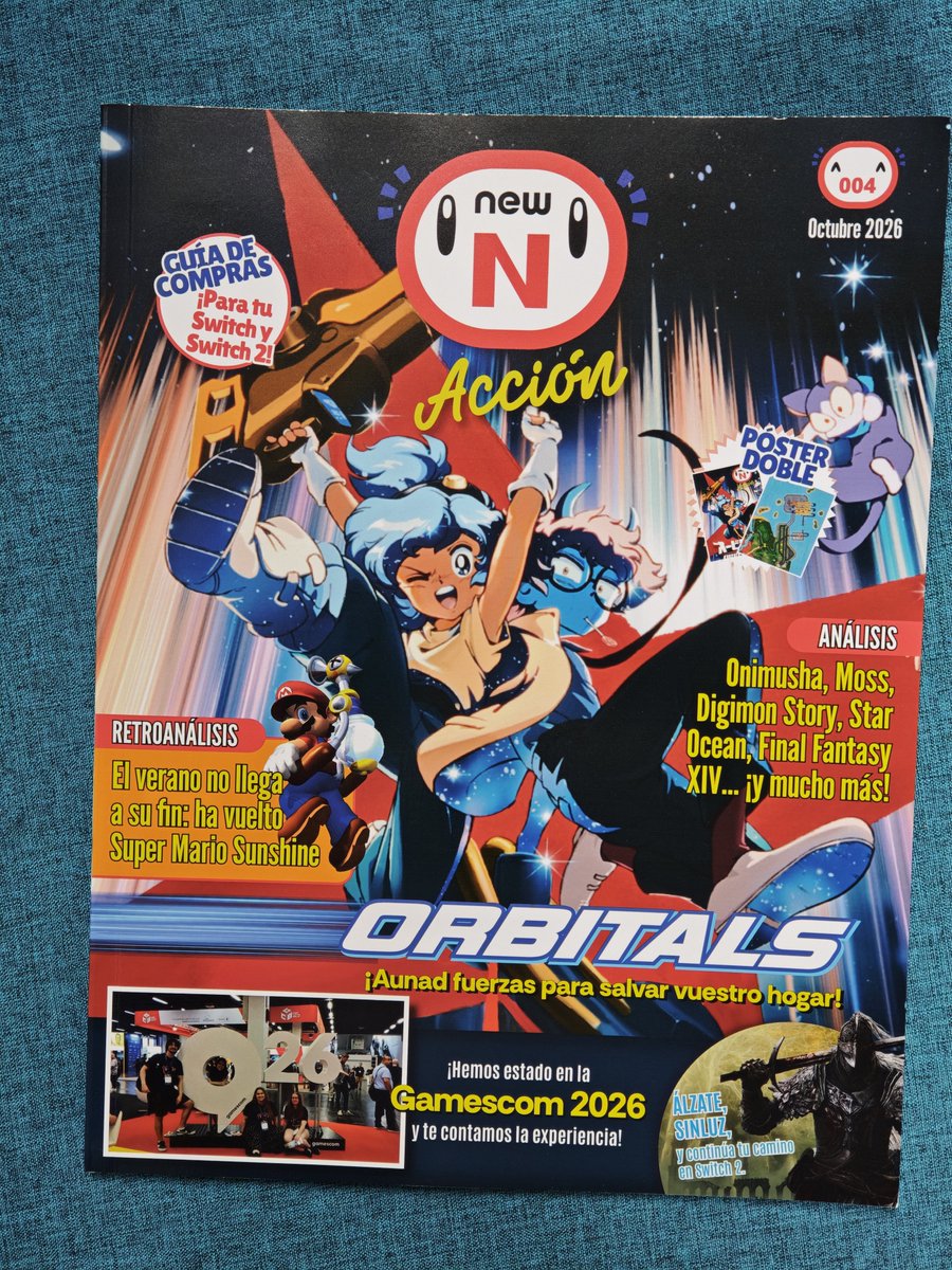 MundoEverdred's tweet photo. @GamePressEd @GamesTribune @newnaccion New Nintendo Acción n°4 https://t.co/eVJAaOGqJL