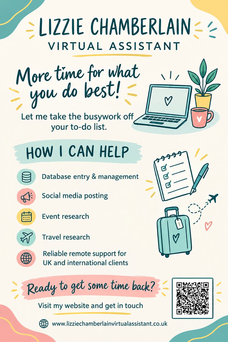 LizzieC8019's tweet photo. I'm Lizzie, a Virtual Assistant offering admin support &amp; social media management to busy business owners.

Follow along for tips &amp; business support! ✨

#TwitterDailyBlog #VALife #RemoteAssitant #VirtualSupport https://t.co/Mz5oNYMbmw