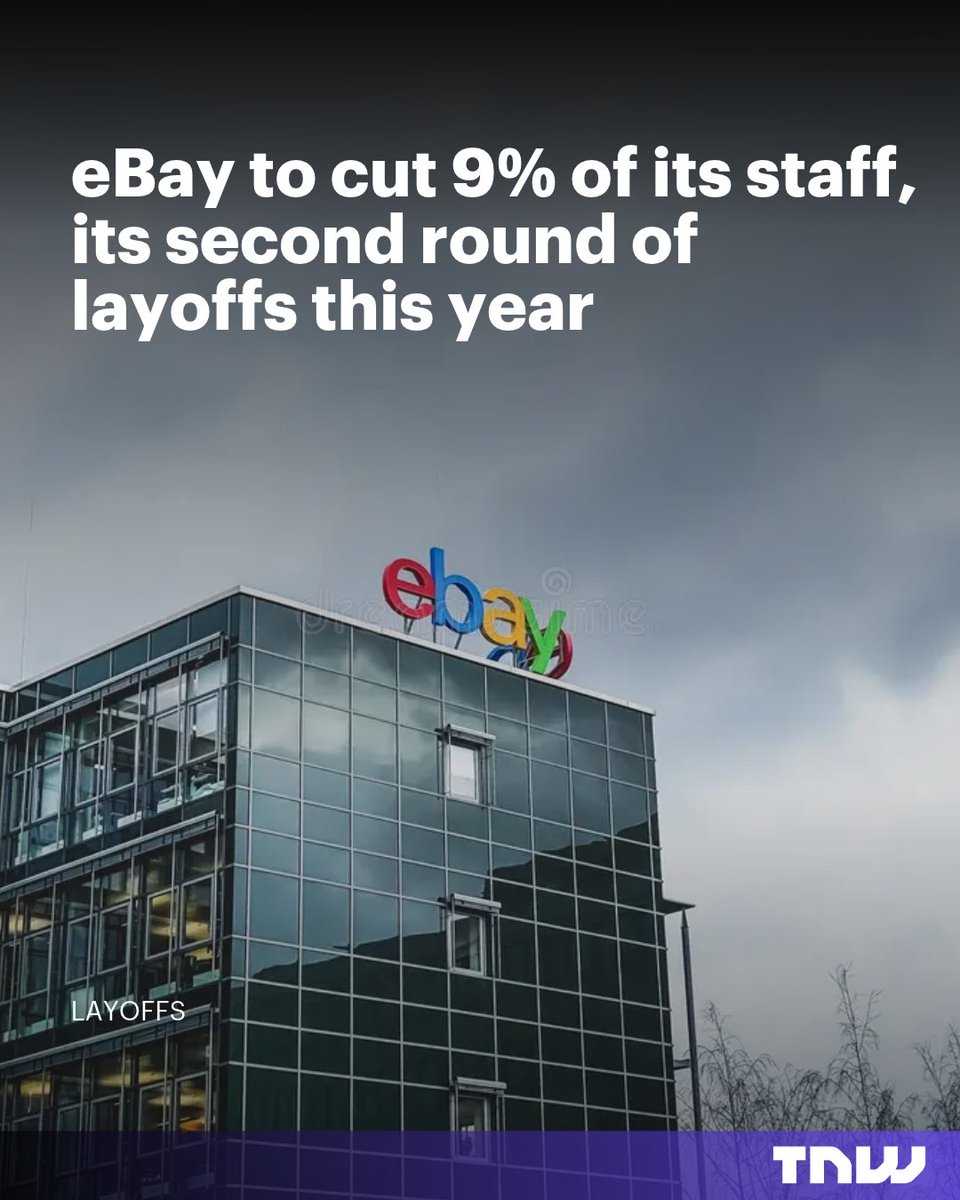 thenextweb's tweet photo. eBay rejected GameStop’s $56B bid. Now 1,000 jobs go. GameStop’s CEO had promised $2B in savings within a year. https://t.co/MRcJ6brKmf https://t.co/8A6OFziwjO