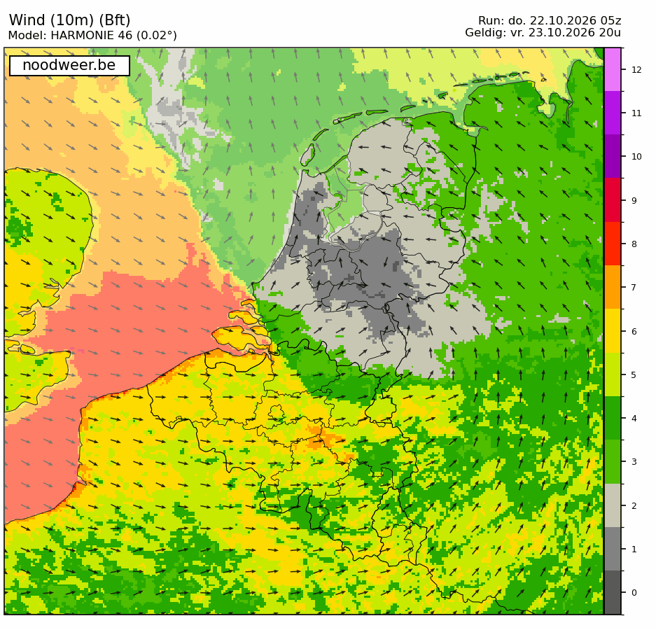 weermanrobert's tweet photo. De windkaart voor morgenavond om 20.00 uur. De meeste wind is voor Zeeland. Het wordt daar enige tijd stormachtig, met windkracht 8. Verder zijn er zware windstoten tot ongeveer 90 km/u mogelijk. Dat kan vervelend uitpakken voor bomen die nog volop in het blad staan. #Austen https://t.co/jSXVkw7YYO