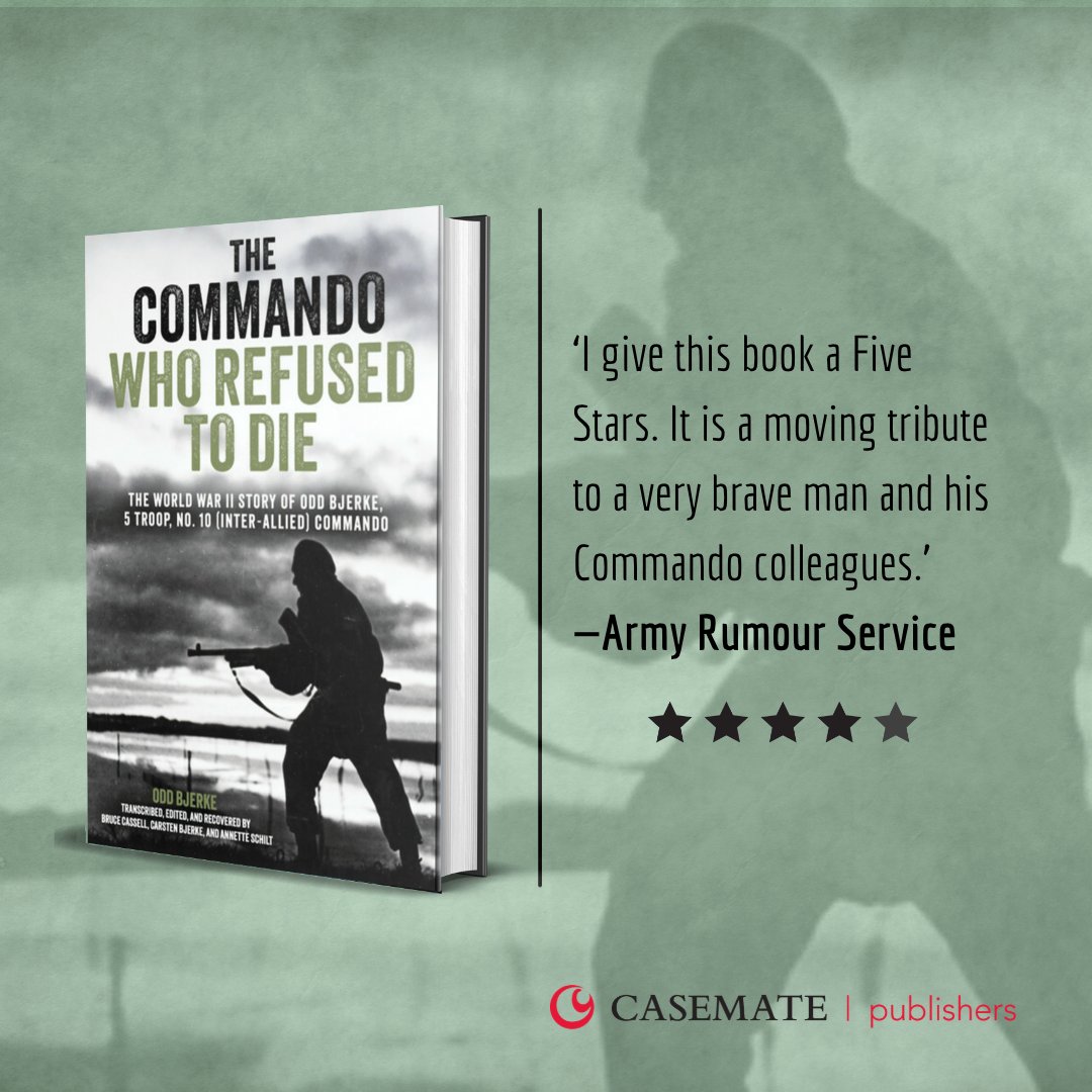 Script_Military's tweet photo. 🔉New review!
The Commando Who Refused to Die: The World War II Story of Odd Bjerke, 5 Troop, No. 10 (Inter-Allied) Commando

👁️ Read the review in full here: https://t.co/PmhDE0Qcb3
🛒 Get your copy here: https://t.co/OwkN1OJyfE https://t.co/h9Ws3GEJdo
