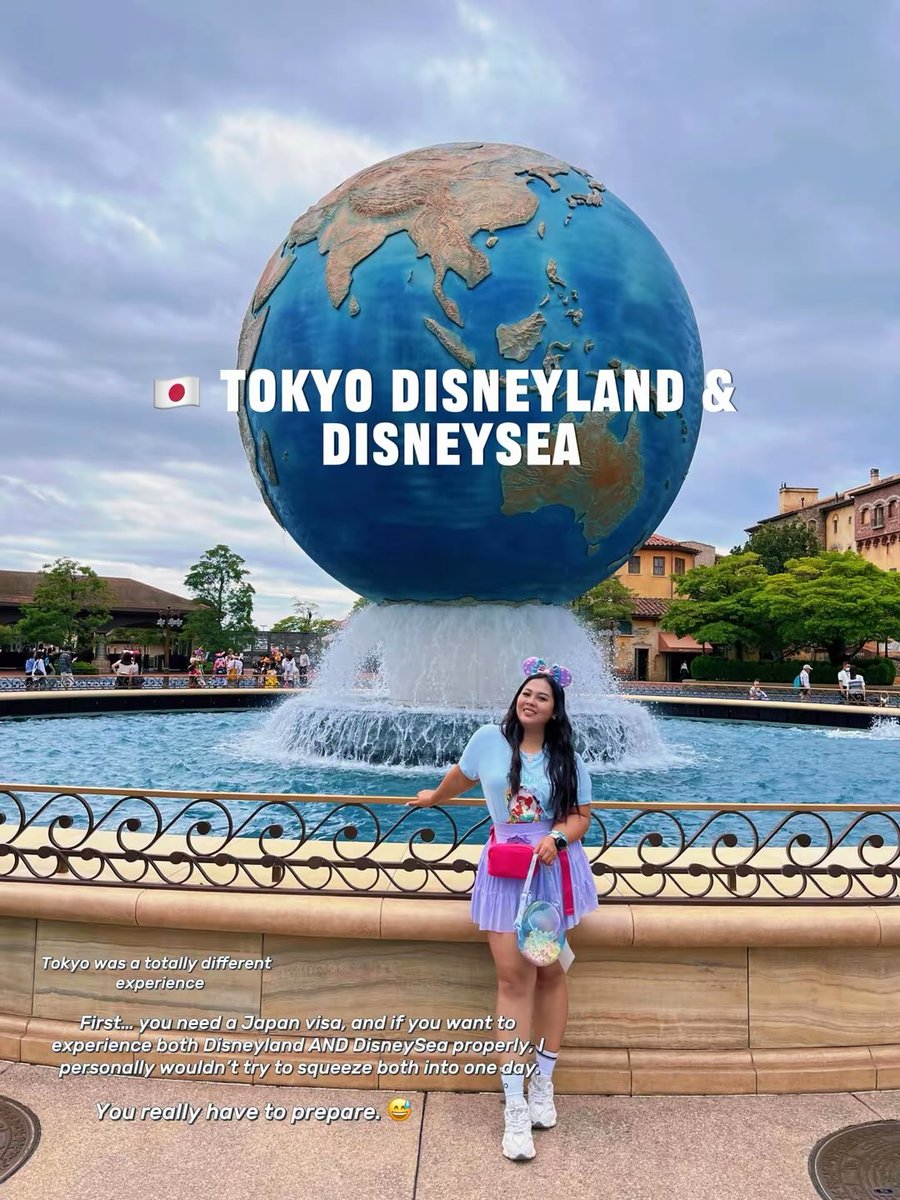 freedatrea's tweet photo. Three Disney parks, three unforgettable memories. Hong Kong gave me my first Disney magic, Tokyo the full immersive experience, and Shanghai the adventure of exploring on my own. Which Disneyland is on your bucket list? https://t.co/8ZagjqOpXO