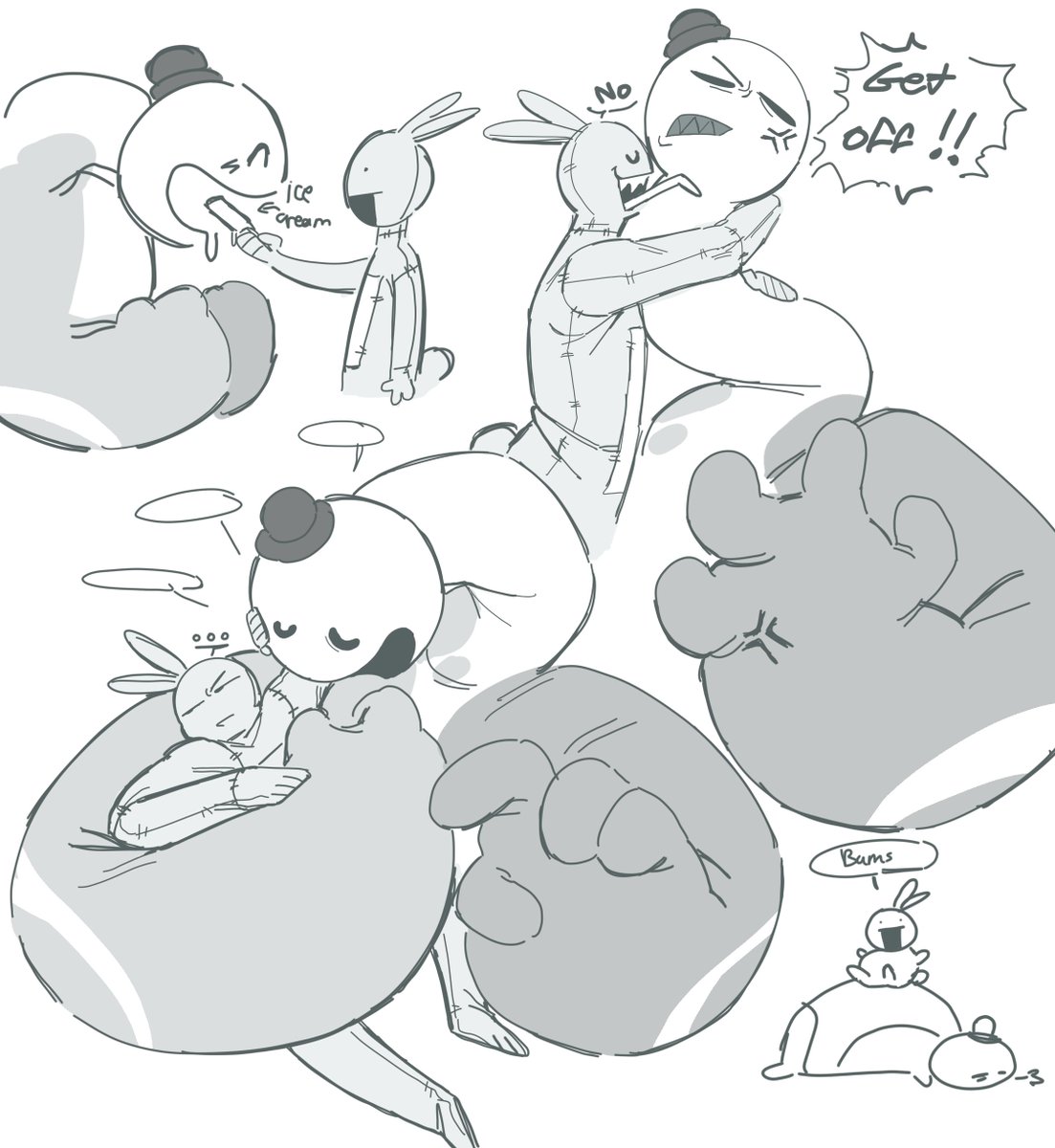 JscallmeScotch's tweet photo. Uhhh... Im posting Doey with my sona... *scratch head*
#PoppyPlaytime 
#PPT
#Doeythedoughman https://t.co/J1A424NsSU