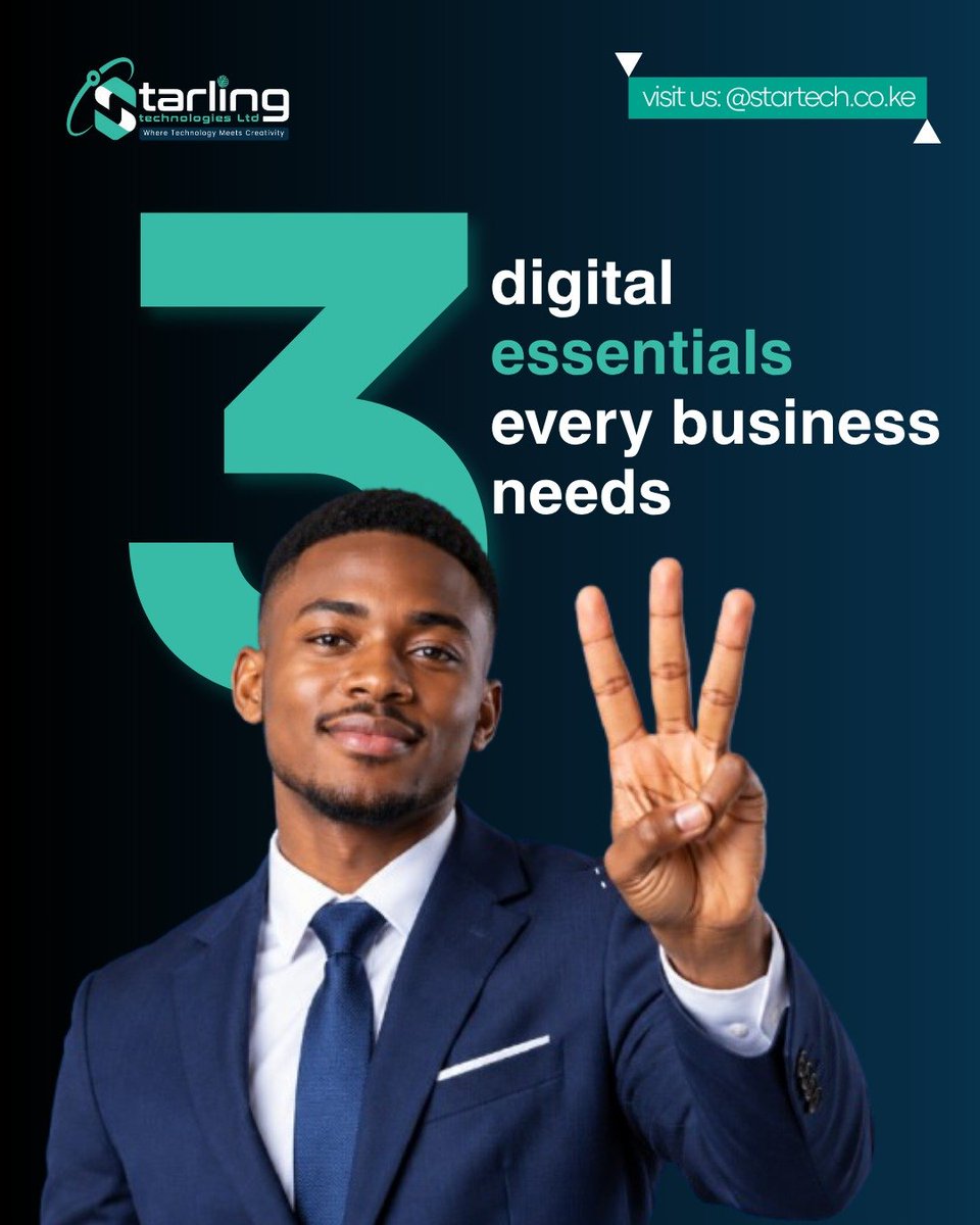 startechKE's tweet photo. Building a strong online presence doesn't have to be complicated, but it does start with these three core foundations.
🌐 Visit us: https://t.co/vc7TvAzVJ9   
📞  +254 758 111 223   
📧  info@startech.co.ke   #DigitalMarketing #WebHosting #DomainName #ProfessionalEmail https://t.co/ueZH3qcPvT