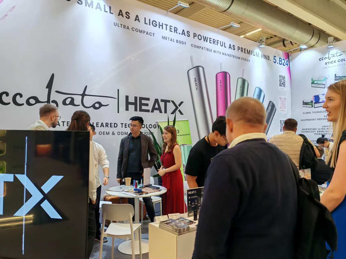 ChillMistTech's tweet photo. HEATX - Our team is live at the booth, presenting the HEATX-3 dual heating system, smart temperature control and custom solutions to partners from around the world. Come talk with us — let's build the future together.https://t.co/DhSQNzgsvu
#HEATX #VapeExpo #B2B #vape #HNB https://t.co/CXQiAv9orh