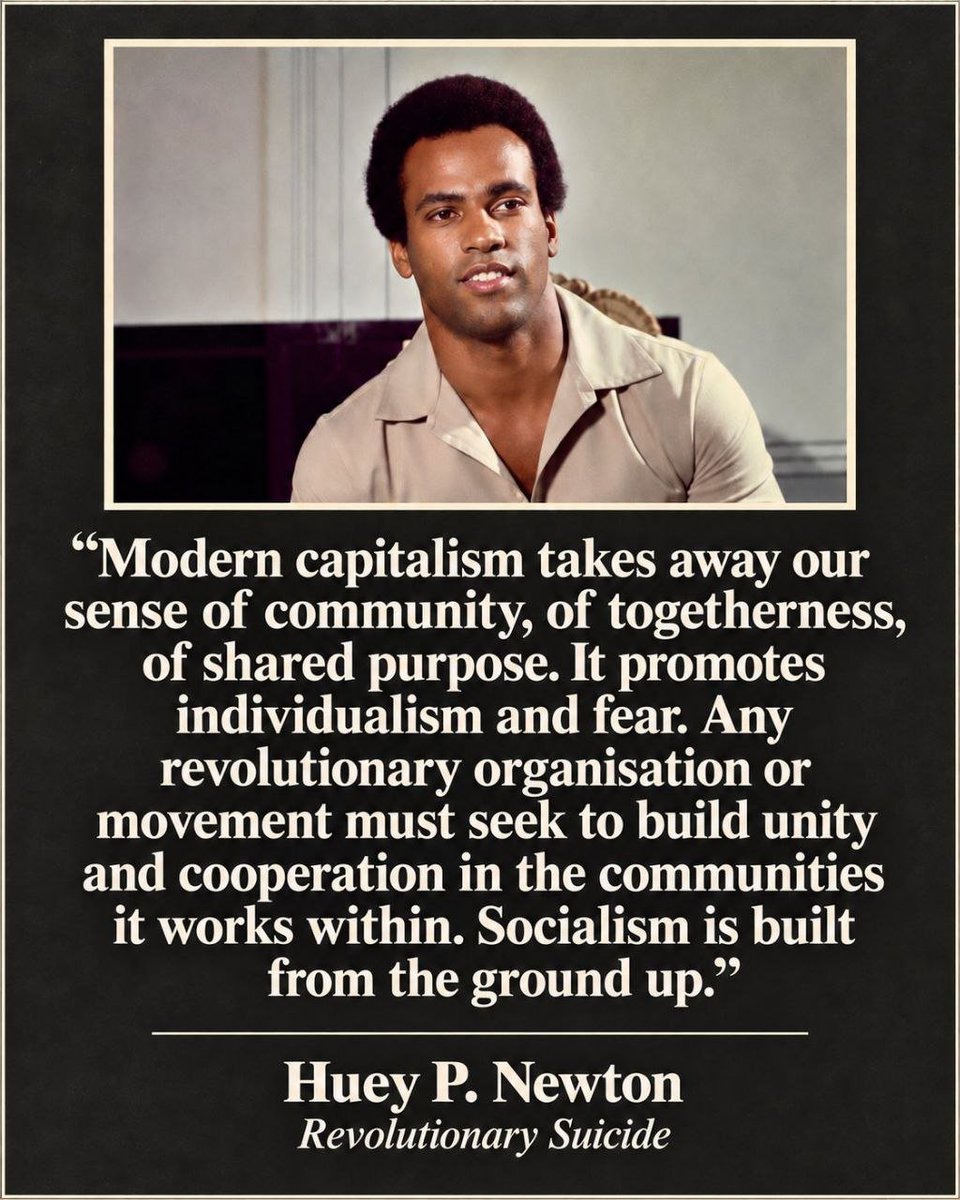 Class_C_Project's tweet photo. Capitalism needs hyper-individualism to survive. It thrives on division, breaking down communities, destroying class unity and convincing us that we are individuals constantly competing against each other rather than members of the same class with shared interests.

But here's the contradiction. Everything is social. From the things we produce to the things we consume, nothing exists without collective labour and social activity. Every factory, every building, every product we purchase is the result of workers endeavours.

Capitalism depends on social production while encouraging individualism. It relies on the collective labour of millions while allowing a tiny minority to privately appropriate the wealth they create.

And this is why capitalism can never overcome its own contradictions. The ruling class needs its class enemy to survive, but here's the thing. The working class has no need for the ruling class.

We produce everything. They merely leech off our labour like parasites.