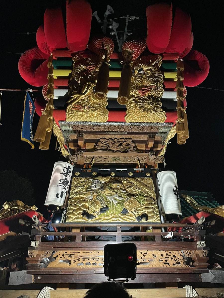 shogun_0420's tweet photo. 東寒川太鼓台　夜太鼓 https://t.co/gIbgIhSzu5