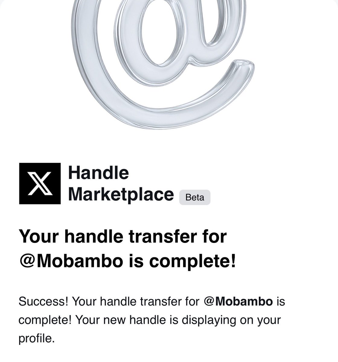 Mobambo tweet picture