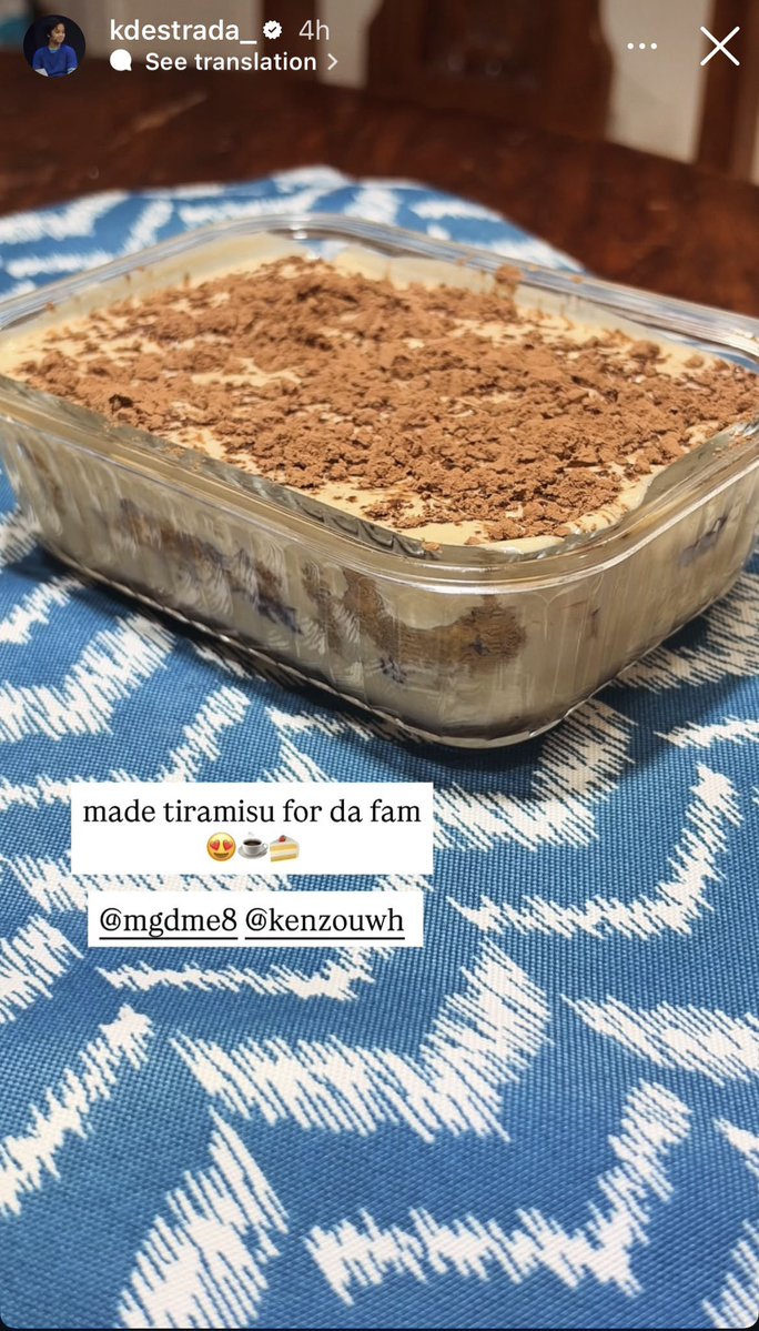 MauSGN's tweet photo. You know KD… when he’s inspired, he finds his way back to the kitchen, baking and cooking again. 💙

#KDEstrada 

https://t.co/Uh1k7bTpTl https://t.co/brZmWE6Kr3