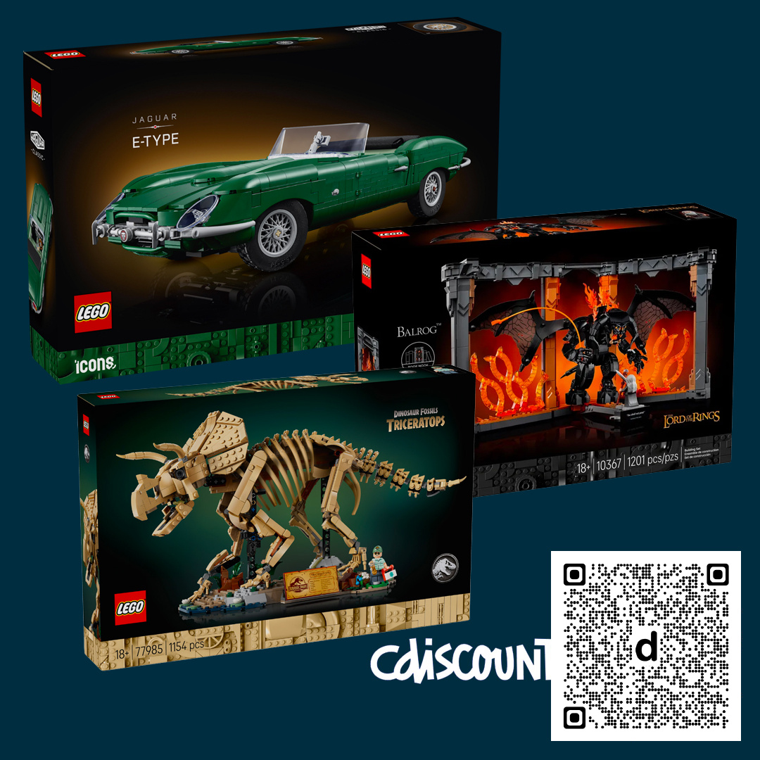hothbricks's tweet photo. Chez Cdiscount : 50% de réduction sur le 2ème produit LEGO: Retour de l'opération promotionnelle habituelle chez Cdiscount et l'enseigne y va donc aujourd'hui d'une nouvelle… www.​hothbricks.​com/chez-cdiscount-50-de-reduction-sur-le-2eme-produit-lego-14/ #LEGONews #LEGO #RLFM https://t.co/RsbpyznGwA