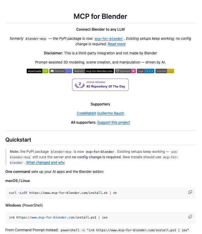 heyrimsha's tweet photo. GitHub is a GOLDMINE for game developers.

I found 10 open-source projects that make building ambitious 3D games with Claude Code and Codex much easier.

Save these:

1/ Claude Code Game Studios

https://t.co/6KYSJbyK7R

Turn Claude Code into a coordinated game development team with specialized agents for coding, design, art, and testing.

2/ Godot Engine

https://t.co/dgeH3l8bvQ

A complete open-source engine for building 2D and 3D games, including gameplay, animation, physics, and rendering.

3/ Blender MCP

https://t.co/viw7F8xVNt

Control Blender with Claude Code or Codex to help create and edit 3D objects, scenes, and game assets.

4/ Terrain3D

https://t.co/3mdcZ7VVYX

Build massive 3D landscapes with terrain sculpting, texture painting, foliage, and level-of-detail support.

5/ Godot Jolt

https://t.co/bypWJdbroe

Add Jolt physics to your Godot game for realistic collisions and rigid-body interactions.

6/ LimboAI

https://t.co/cHdGmNfzxM

Create smarter enemies and NPCs using behavior trees and state machines.

7/ Dialogic

https://t.co/NoO0ts5tsR

Build branching conversations, character interactions, and dialogue systems for story-driven games.

8/ Phantom Camera

https://t.co/SBHnsMjPbO

Create cinematic camera movements, smooth transitions, and dynamic gameplay camera systems.

9/ Meshoptimizer

https://t.co/0hXd6tUAAx

Optimize 3D models to reduce file sizes and improve rendering efficiency.

10/ Godot Demo Projects

https://t.co/CUqaeyZRyT

Explore working game templates and examples for 3D gameplay, graphics, networking, and more.

What did I miss?