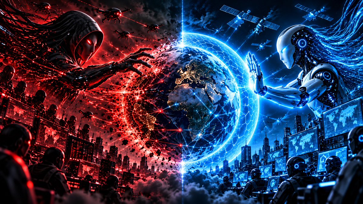 AlphaDevj's tweet photo. If AI can be used to attack us, why don’t we have AI defending us with the same level of intelligence, speed, and autonomy? 
#Php 
#AI 
#php2shell https://t.co/3BC4tCU7jB