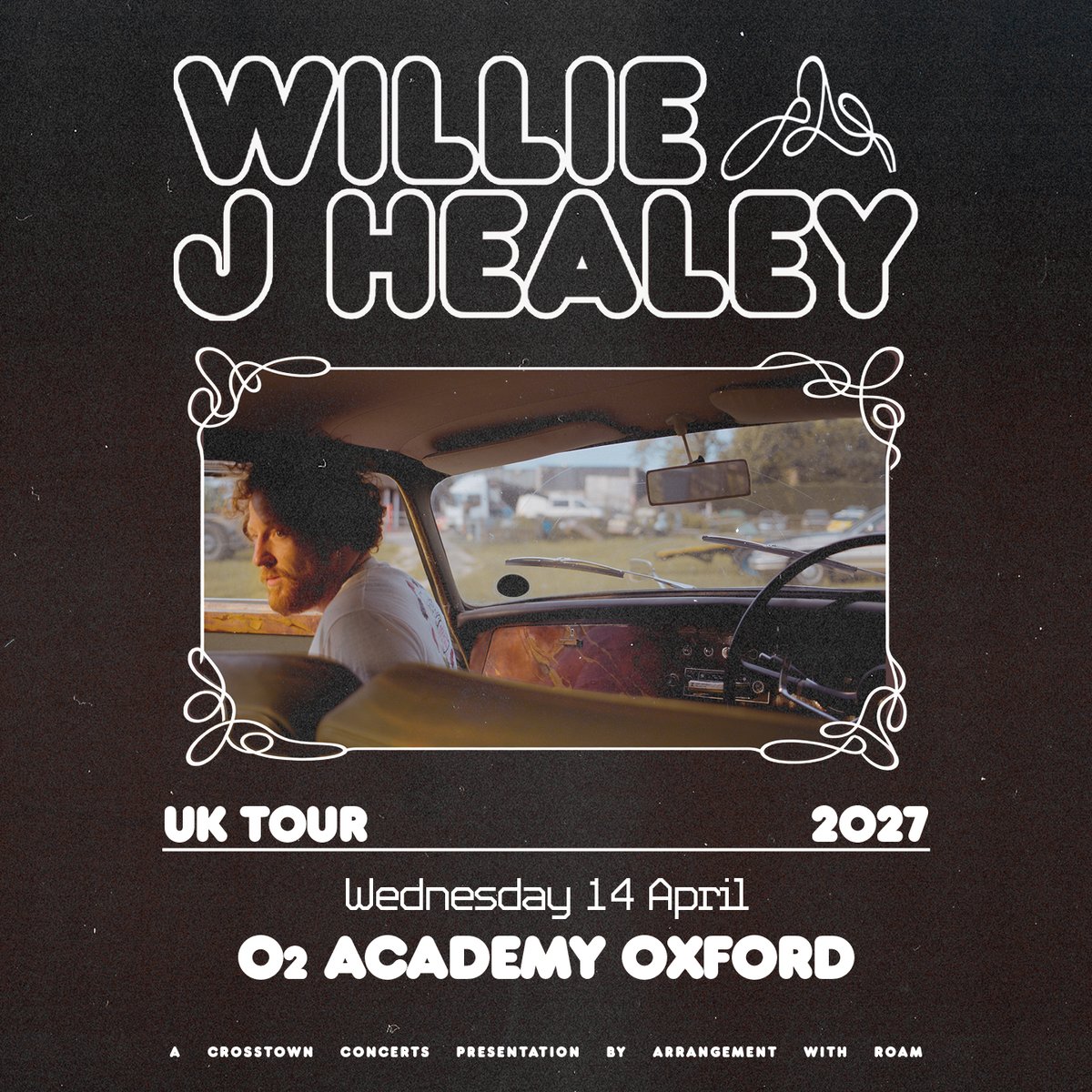 O2AcademyOxford's tweet photo. Singer-songwriter @WJHealey has announced a show here - Wednesday 14 April! Priority Tickets on sale 10am Tuesday 27 October at #O2Priority - https://t.co/5M0X7iXLFk https://t.co/lPlktpiZcL