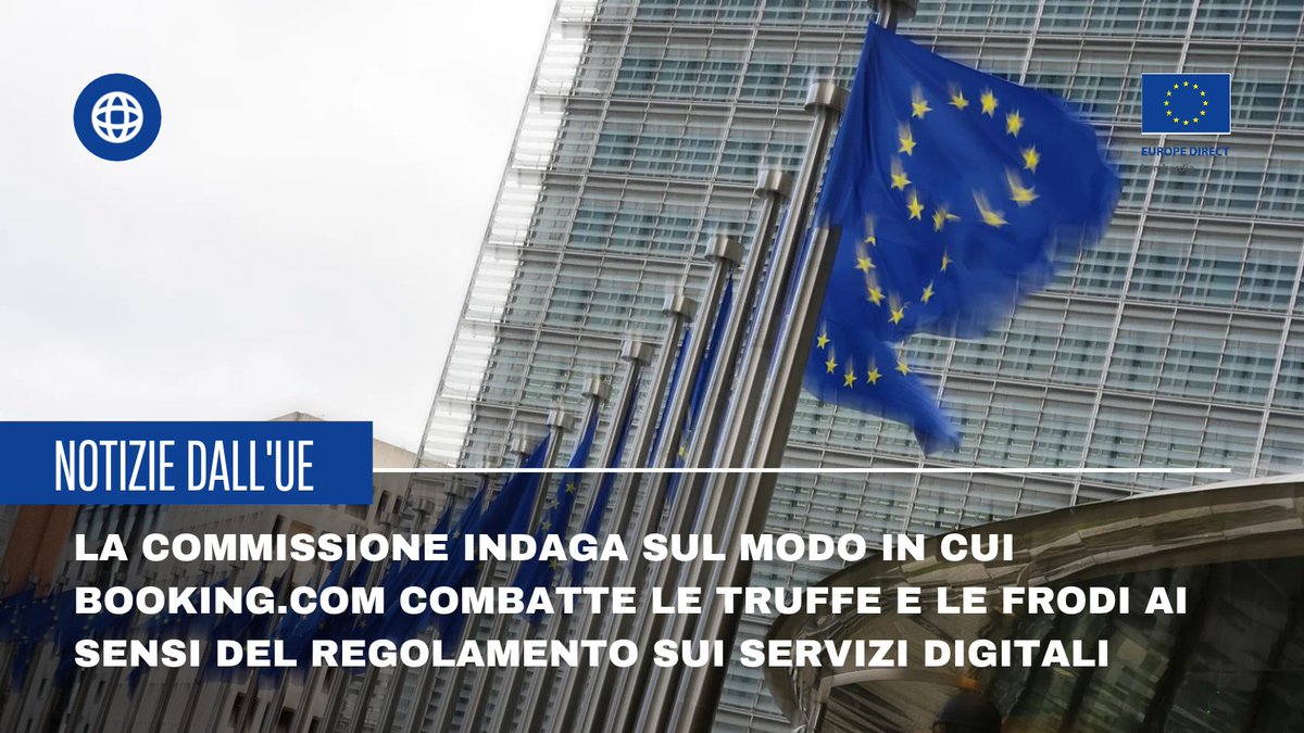 ED_Lombardia's tweet photo. 📱 Quando scegliamo un alloggio online, dobbiamo poter distinguere le offerte autentiche dagli annunci ingannevoli e riconoscere quelli sponsorizzati. @EU_Commission esamina le pratiche di https://t.co/ZwYXsMezUu in base alle regole sui servizi digitali ↓
https://t.co/V6LsOdzT87 https://t.co/7eMgWhFBVG
