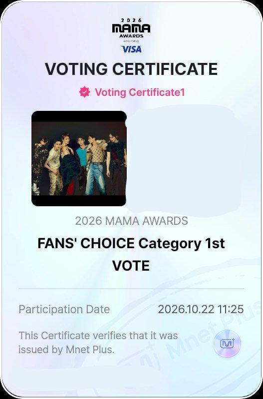 Code624Sunoo's tweet photo. [ MAMA AWARDS 2026 • 261022 ]

Round 1 final day! Cast your votes for ENHYPEN today! 

✅️ One vote per device
✅️ Maximize your available devices 
✅️ Consistently vote daily 

#2026MAMAVOTE #enhypen https://t.co/moKLKIq2C3