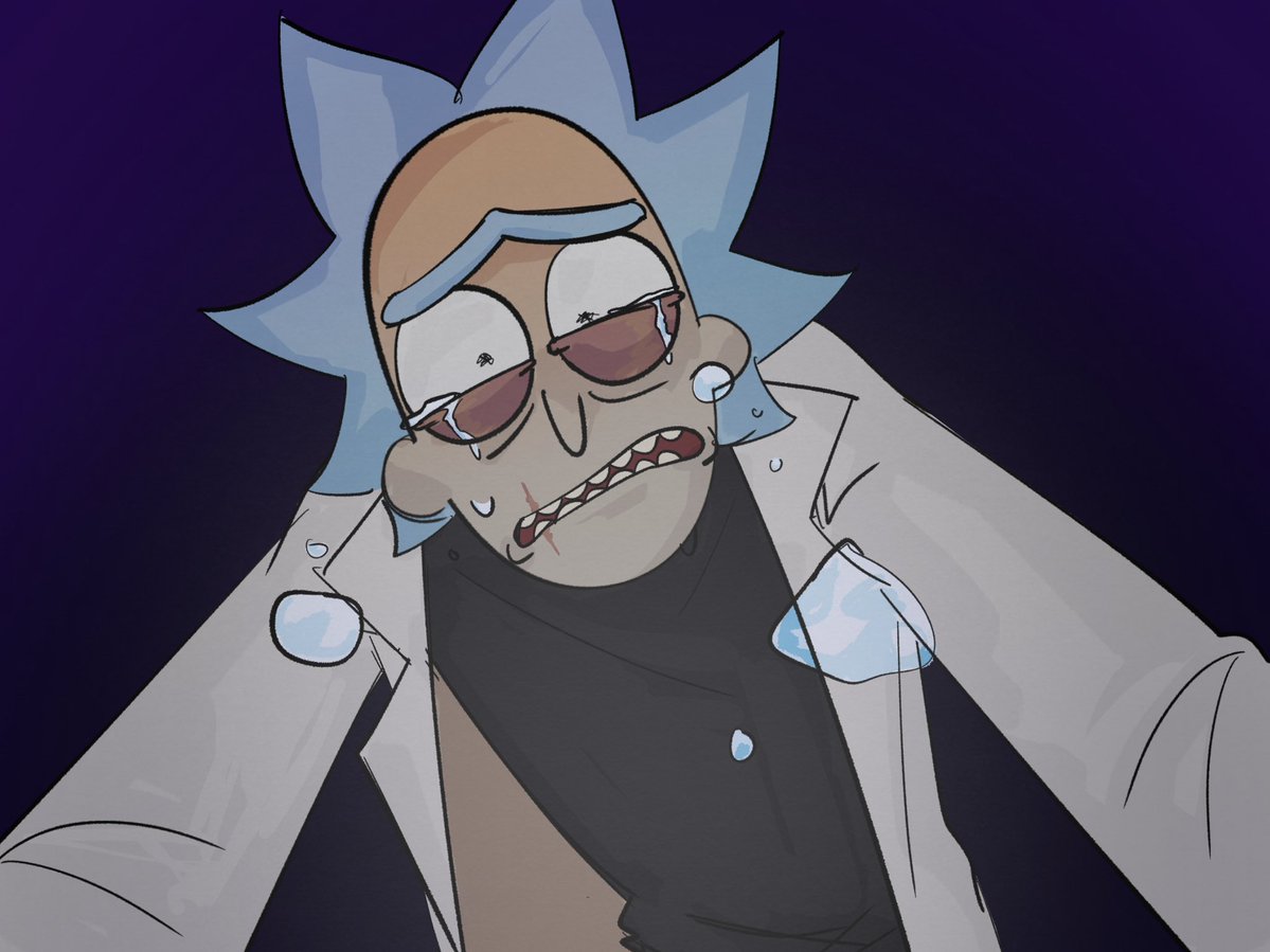 CHUNKSs_'s tweet photo. Heck YEAH. I‘m gonna draw the rest later I‘m at work now💔
#rickandmorty #evilrick 
https://t.co/6kMmHqGSli https://t.co/U3nyLfcyZn