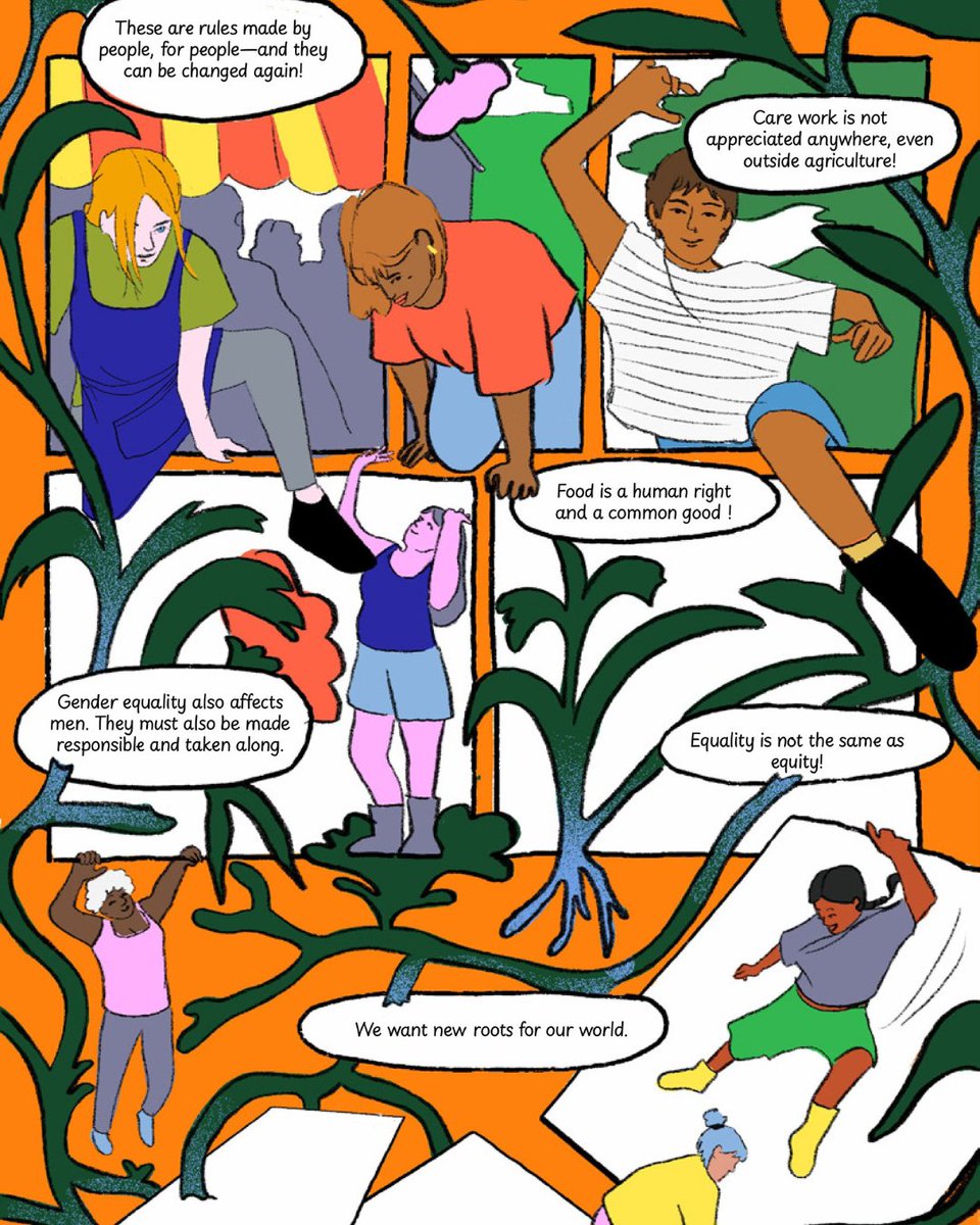 ECVC1's tweet photo. Behind agricultural policy are real lives. The Soil Sisters comic reveals women farmers' struggles in Europe. 

Read more: https://t.co/LEB1pYbbF3

#SoilSisters #SWIFTproject https://t.co/xcFqGq9nBw