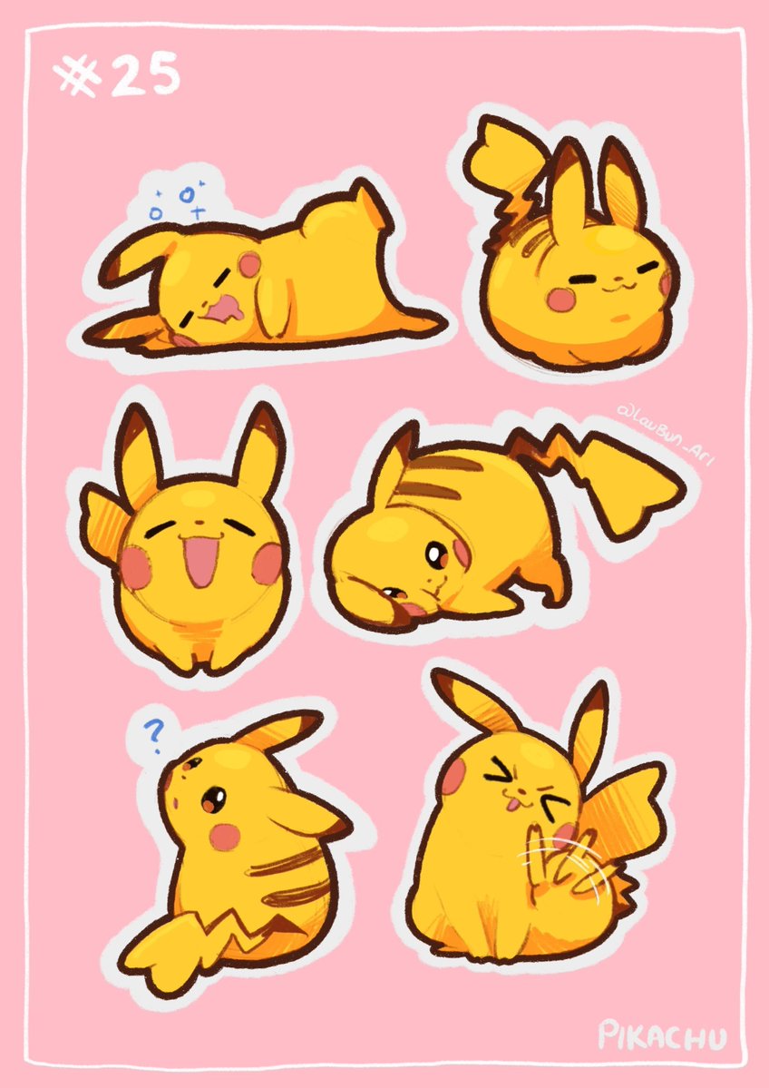 LavBun_Art's tweet photo. Ahh #Pikachu, they could never make me hate you ~ 😊 ⚡ 

(Fav #Pokemon btw) https://t.co/kJYMS2q0pw