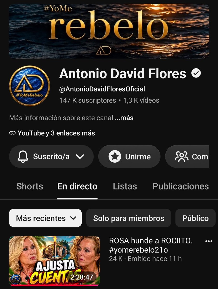 Gema84960655's tweet photo. Ajuste de cuentas de Rosa Benito con RC, análisis  de lo q dijo Rosa Benito  en supervivientes sobre rosa Benito  en el canal de @adavidflores junto a nuestra querida @Solecm13 .
Comparte, dale un like 👍, suscribete y hypea q es Free!
Mientras unos ladran,nosotros seguimos 🐎🐎 https://t.co/MEZcmQWNN8