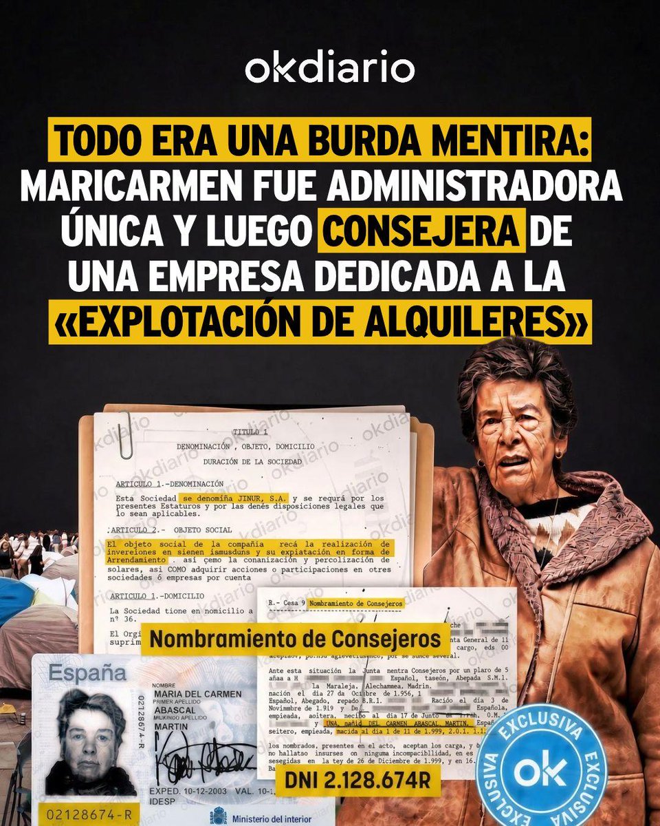 okdiario's tweet photo. ‼️ Todo era una burda mentira. 

📲 Noticia completa: https://t.co/PUxSaE3huY https://t.co/8ZF2mzySl5