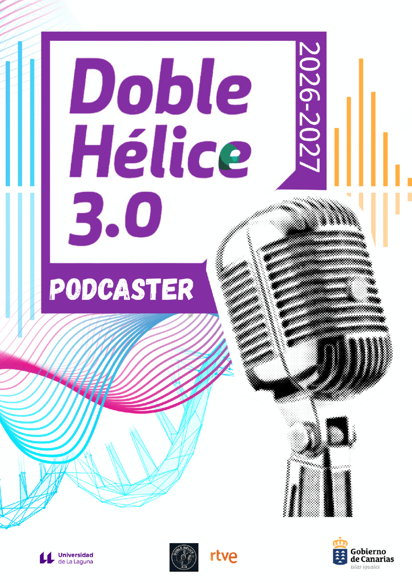 fg_ull's tweet photo. 📻Ya se ha publicado una nueva convocatoria del proyecto educativo de @doblehelicerne 

Un proyecto donde el alumnado de bachillerato puede trabajar en un podcast y emitirlo en el programa 🎙️ 

Más información: https://t.co/8m4odP4Bxw https://t.co/K0jDIbtbhW