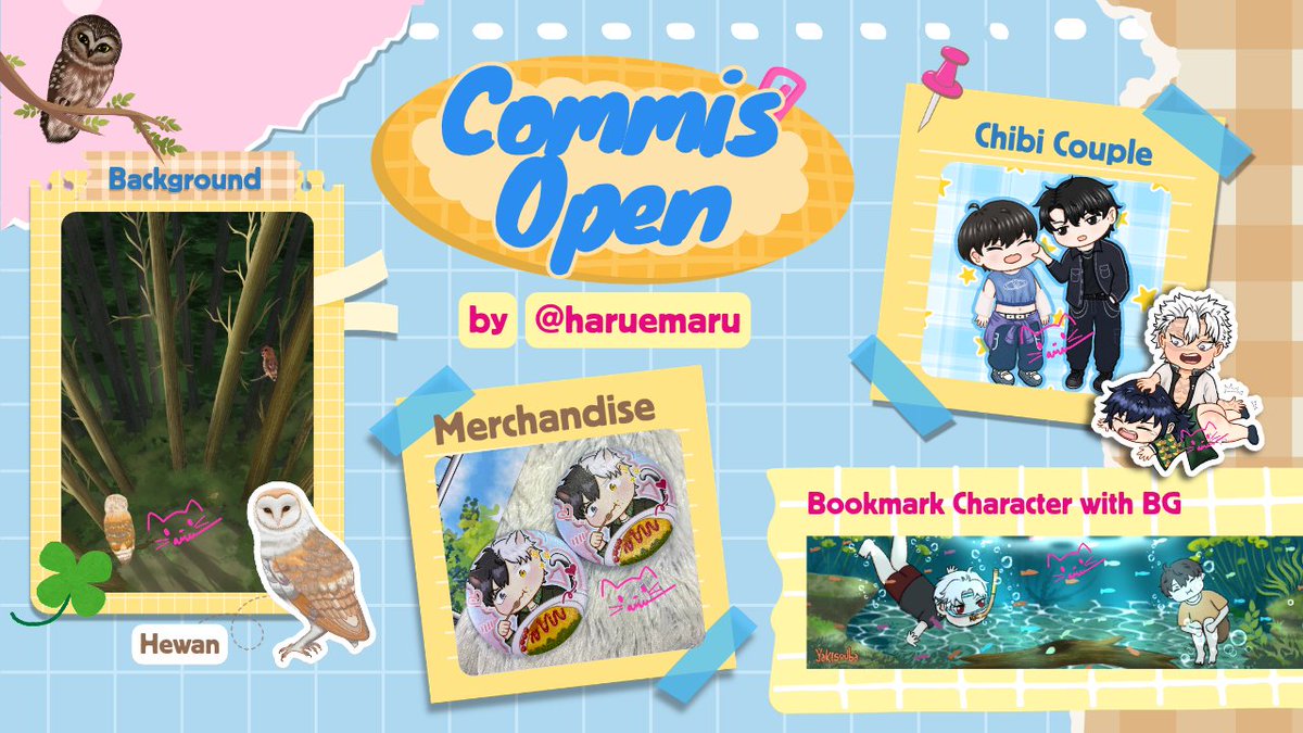 haruemaru's tweet photo. ✨COMMISSION OPEN✨
🔁 and ♥ are appreciated!

Open for local 🇮🇩 &amp; inter 🌎. If you're interested, please DM me~ https://t.co/aqEsepJyU5