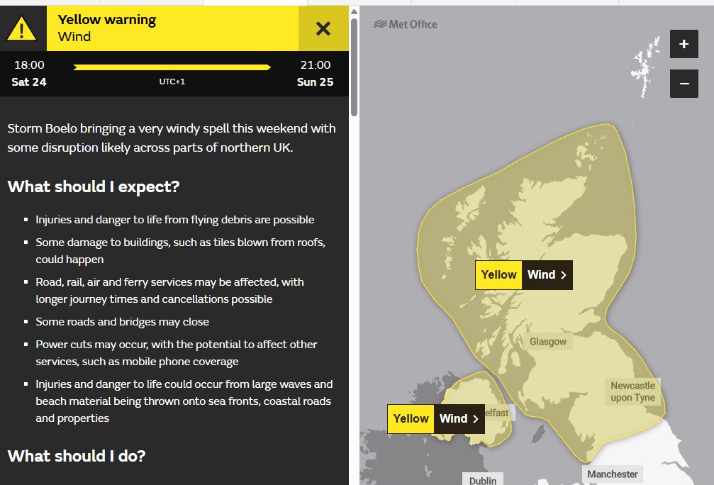 BBCScotWeather's tweet photo. #StormBoelo has been named by the Met Office, it's set to bring heavy rain and severe gales to Scotland over the weekend ⚠️⚠️⚠️
https://t.co/GFId2z3lAa https://t.co/bwlSHatvnQ