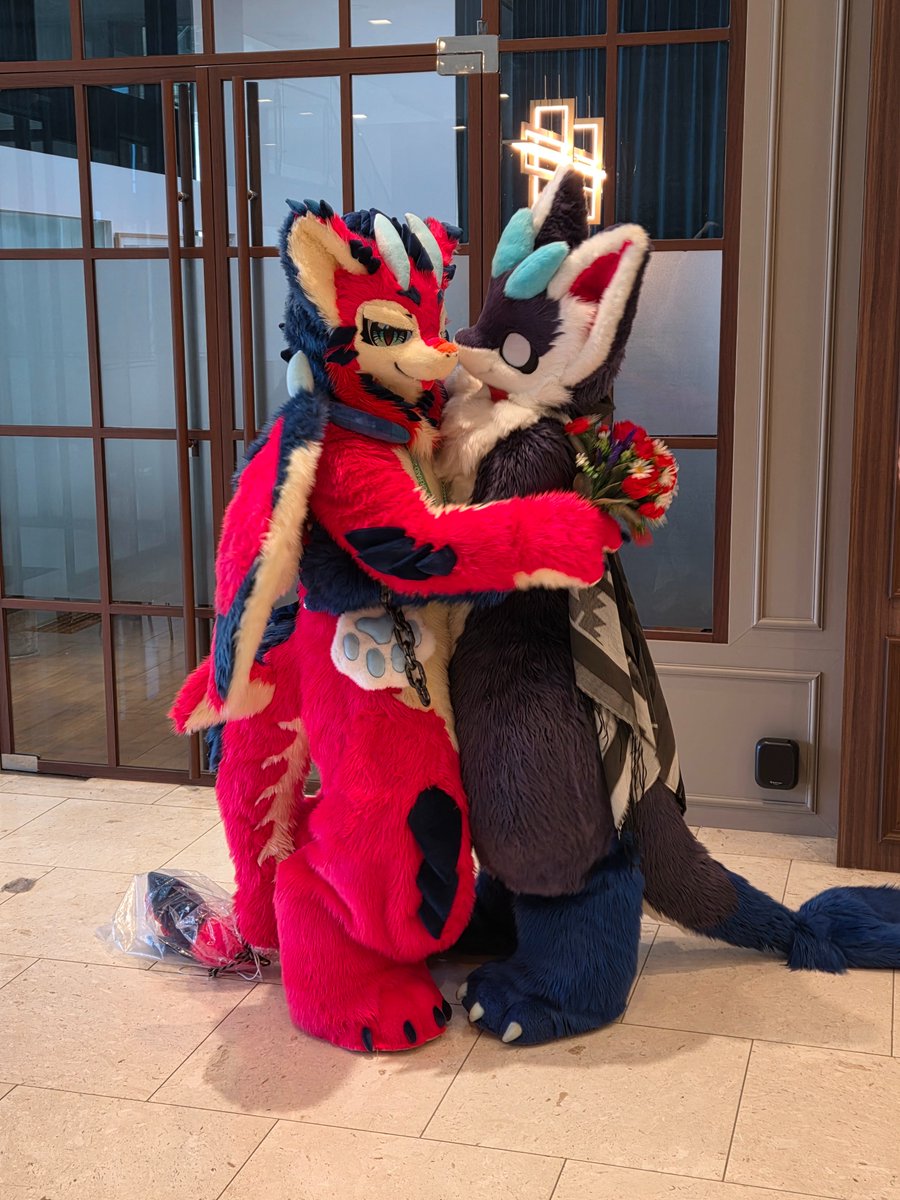 quuuuRT's tweet photo. 와 꽃이다!! 헉 용이다!!
나두 용인데?!?

@NAYOsuit 
@RIU_Archive 

#furraid https://t.co/FZAL2oXS6k