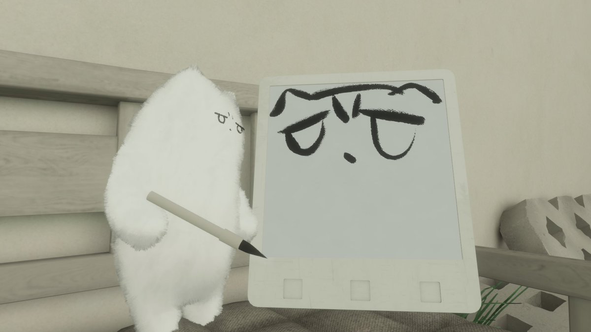 ZundaVR_vrc's tweet photo. 職人ﾈｺﾁﾔﾝによる書道教室 https://t.co/b0adrarewR