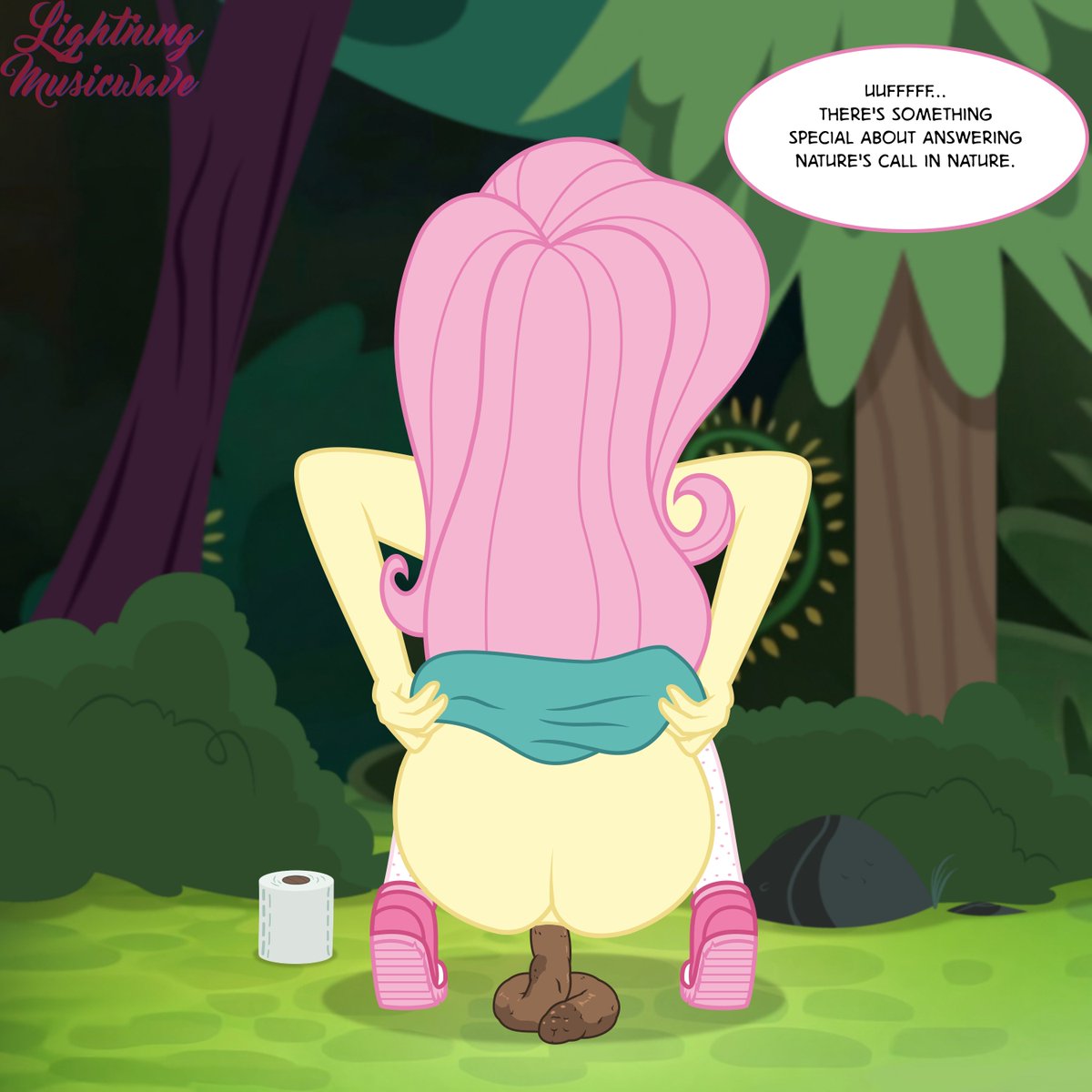 LMusicwave's tweet photo. Nature's calling YCH (4/20)

Another YCH I've been working on with a friend of mine.
Women in their Everfree Camp clothes relieving themselves in the woods. Expect 20 women in total.

#EFRO #EquestriaGirls #girlspooping #pooping #scat #girlscat #scatfetish https://t.co/8tKgCvoFTh