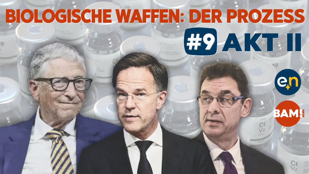 dieMutaerzte's tweet photo. 𝐁𝐈𝐎𝐖𝐀𝐅𝐅𝐄𝐍 – 𝐃𝐄𝐑 𝐏𝐑𝐎𝐙𝐄𝐒𝐒 | 𝟐. 𝐀𝐊𝐓   

𝐁𝐢𝐥𝐥 𝐆𝐚𝐭𝐞𝐬, 𝐀𝐥𝐛𝐞𝐫𝐭 𝐁𝐨𝐮𝐫𝐥𝐚, 𝐝𝐞𝐫 𝐂𝐄𝐎 𝐯𝐨𝐧 𝐏𝐟𝐢𝐳𝐞𝐫, 𝐮𝐧𝐝 𝐌𝐚𝐫𝐤 𝐑𝐮𝐭𝐭𝐞, 𝐝𝐞𝐫 𝐚𝐦𝐭𝐢𝐞𝐫𝐞𝐧𝐝𝐞 𝐆𝐞𝐧𝐞𝐫𝐚𝐥𝐬𝐞𝐤𝐫𝐞𝐭𝐚̈𝐫 𝐝𝐞𝐫 𝐍𝐀𝐓𝐎, 𝐬𝐢𝐭𝐳𝐞𝐧 𝐢𝐦 𝐡𝐢𝐬𝐭𝐨𝐫𝐢𝐬𝐜𝐡𝐞𝐧 𝐏𝐫𝐨𝐳𝐞𝐬𝐬 𝐳𝐮𝐦 𝐆𝐫𝐞𝐚𝐭 𝐑𝐞𝐬𝐞𝐭 𝐰𝐞𝐢𝐭𝐞𝐫𝐡𝐢𝐧 𝐚𝐮𝐟 𝐝𝐞𝐫 𝐀𝐧𝐤𝐥𝐚𝐠𝐞𝐛𝐚𝐧𝐤! 𝐄𝐢𝐧𝐞 𝐝𝐞𝐫 𝐝𝐞𝐫𝐳𝐞𝐢𝐭 𝐛𝐞𝐝𝐞𝐮𝐭𝐞𝐧𝐝𝐬𝐭𝐞𝐧 𝐊𝐥𝐚𝐠𝐞𝐧 𝐭𝐫𝐢𝐭𝐭 𝐧𝐮𝐧 𝐢𝐧 𝐢𝐡𝐫𝐞 𝐞𝐧𝐭𝐬𝐜𝐡𝐞𝐢𝐝𝐞𝐧𝐝𝐞 𝐏𝐡𝐚𝐬𝐞 𝐞𝐢𝐧: 𝐄𝐧𝐝𝐥𝐢𝐜𝐡 𝐬𝐨𝐥𝐥 𝐮̈𝐛𝐞𝐫 𝐝𝐢𝐞 𝐒𝐚𝐜𝐡𝐞 𝐬𝐞𝐥𝐛𝐬𝐭 𝐯𝐞𝐫𝐡𝐚𝐧𝐝𝐞𝐥𝐭 𝐰𝐞𝐫𝐝𝐞𝐧. 𝐃𝐢𝐞 𝐄𝐱𝐩𝐞𝐫𝐭𝐞𝐧 𝐟𝐚𝐡𝐫𝐞𝐧 𝐬𝐜𝐡𝐰𝐞𝐫𝐞 𝐆𝐞𝐬𝐜𝐡𝐮̈𝐭𝐳𝐞 𝐚𝐮𝐟 𝐮𝐧𝐝 𝐦𝐚𝐜𝐡𝐞𝐧 𝐢𝐡𝐫𝐞 𝐄𝐫𝐤𝐞𝐧𝐧𝐭𝐧𝐢𝐬𝐬𝐞 𝐛𝐞𝐫𝐞𝐢𝐭𝐬 𝐰𝐞𝐥𝐭𝐰𝐞𝐢𝐭 𝐳𝐮𝐠𝐚̈𝐧𝐠𝐥𝐢𝐜𝐡 – 𝐦𝐢𝐭 𝐝𝐞𝐫 𝐯𝐨𝐥𝐥𝐬𝐭𝐚̈𝐧𝐝𝐢𝐠𝐞𝐧 𝐕𝐞𝐫𝐨̈𝐟𝐟𝐞𝐧𝐭𝐥𝐢𝐜𝐡𝐮𝐧𝐠 𝐢𝐡𝐫𝐞𝐫 𝐆𝐮𝐭𝐚𝐜𝐡𝐭𝐞𝐧 𝐮𝐧𝐝 𝐞𝐢𝐧𝐞𝐫 𝐦𝐮̈𝐧𝐝𝐥𝐢𝐜𝐡𝐞𝐧 𝐀𝐮𝐬𝐬𝐚𝐠𝐞 𝐮𝐧𝐭𝐞𝐫 𝐄𝐢𝐝. 𝐄𝐢𝐧𝐞 𝐔̈𝐛𝐞𝐫𝐬𝐞𝐭𝐳𝐮𝐧𝐠 𝐝𝐚𝐯𝐨𝐧 𝐬𝐭𝐞𝐥𝐥𝐞𝐧 𝐰𝐢𝐫 𝐚𝐦 𝐄𝐧𝐝𝐞 𝐝𝐞𝐬 𝐀𝐫𝐭𝐢𝐤𝐞𝐥𝐬 𝐳𝐮𝐫 𝐕𝐞𝐫𝐟𝐮̈𝐠𝐮𝐧𝐠. 𝐃𝐢𝐞 𝐀𝐧𝐠𝐞𝐥𝐞𝐠𝐞𝐧𝐡𝐞𝐢𝐭 𝐯𝐞𝐫𝐝𝐢𝐞𝐧𝐭 𝐞𝐬, 𝐯𝐞𝐫𝐟𝐨𝐥𝐠𝐭, 𝐮𝐧𝐭𝐞𝐫𝐬𝐭𝐮̈𝐭𝐳𝐭 𝐮𝐧𝐝 𝐯𝐞𝐫𝐛𝐫𝐞𝐢𝐭𝐞𝐭 𝐳𝐮 𝐰𝐞𝐫𝐝𝐞𝐧, 𝐝𝐞𝐧𝐧 𝐝𝐢𝐞𝐬𝐞 𝐈𝐧𝐟𝐨𝐫𝐦𝐚𝐭𝐢𝐨𝐧𝐞𝐧 𝐬𝐢𝐧𝐝 𝐟𝐚𝐤𝐭𝐞𝐧𝐛𝐚𝐬𝐢𝐞𝐫𝐭 𝐮𝐧𝐝 𝐬𝐨𝐫𝐠𝐟𝐚̈𝐥𝐭𝐢𝐠 𝐛𝐞𝐥𝐞𝐠𝐭 – 𝐮𝐧𝐝 𝐢𝐡𝐫𝐞 𝐒𝐜𝐡𝐥𝐮𝐬𝐬𝐟𝐨𝐥𝐠𝐞𝐫𝐮𝐧𝐠𝐞𝐧 𝐬𝐢𝐧𝐝 𝐮𝐧𝐚𝐮𝐬𝐰𝐞𝐢𝐜𝐡𝐥𝐢𝐜𝐡 𝐮𝐧𝐝 𝐞𝐫𝐬𝐜𝐡𝐫𝐞𝐜𝐤𝐞𝐧𝐝.  

Überall auf der Welt wurde alles getan, um eine gerichtliche Auseinandersetzung über das Covid-Narrativ und die der Bevölkerung auferlegten Gegenmaßnahmen zu verhindern. Die Klage gegen Gates, Bourla, Rutte und vierzehn weitere Personen aus dem Gesundheits- oder Medienbereich bildet da keine Ausnahme. Doch trotz zahlreicher Versuche, das Verfahren zu beenden, ist die Entschlossenheit der Kläger – Covid-Impfgeschädigte –, des schlagkräftigen Teams, das sie unterstützt – Mike Yeadon, Sasha Latypova, Joseph Sansone und Catherine Austin Fitts – und ganz besonders ihres Anwalts Peter Stassen unerschütterlich. Die Konfrontation wird sich nicht verhindern lassen.  

Der Druck ist enorm, die Spannung steigt auf beiden Seiten. Hier geht es nicht um Missmanagement, Inkompetenz oder darum, ein illegales Laborexperiment, das aus dem Ruder gelaufen sein soll, ungeschickt vertuscht zu haben. Angeprangert wird ein gezieltes Vorhaben, bei dem Verantwortliche von Pharmaunternehmen, öffentlichen Institutionen, privaten NGOs und Medienunternehmen eine falsche Pandemie geschaffen und die Bevölkerung belogen haben, um sie zu einer gefährlichen, ja sogar tödlichen Injektion zu bewegen, die als „Covid-Impfstoff“ bezeichnet wurde. Es geht nicht um Fehler, sondern um die Absicht zu schaden – und genau deshalb ist dieser Prozess weltweit einzigartig.  

𝐄𝐢𝐧 𝐅𝐚𝐥𝐥, 𝐝𝐞𝐧 𝐦𝐚𝐧 𝐚𝐮𝐟𝐦𝐞𝐫𝐤𝐬𝐚𝐦 𝐯𝐞𝐫𝐟𝐨𝐥𝐠𝐞𝐧 𝐬𝐨𝐥𝐥𝐭𝐞  
Unsere Medien haben den Fall von Anfang an aufmerksam begleitet. Im vergangenen März widmeten wir ihm sogar eine Beitragsreihe mit dem Titel „Biologische Waffen: Der Wahrheitsprozess“ (siehe Original-Artikel). Gemeinsam mit unseren Kollegen von BAM! und mit Unterstützung der Ligue Nationale pour la Liberté des Vaccinations (LNPLV) waren wir in Amsterdam, um die Berufungsverhandlung in einem Nebenverfahren zu verfolgen. Es war von demselben Team angestrengt worden, um die Justiz dazu zu bewegen, die Darstellung der Fakten öffentlich anzuhören.  

Die Berufung blieb letztlich erfolglos, erreichte aber ein wichtiges Ziel: Sie lenkte die internationale Aufmerksamkeit auf die Aussagen der Experten und auf die Bedeutung der Argumente, die Rechtsanwalt Stassen in seinem eindringlichen Plädoyer vorgebracht hatte.  

Denn die Anschuldigungen, die vor einigen Jahren noch wenig glaubwürdig erschienen, gewinnen durch neue Enthüllungen, die die breite Öffentlichkeit erreicht haben, ein ganz anderes Gewicht. Heute kann man sich nicht mehr damit begnügen, alles als bloßes Verschwörungsdenken abzutun.  

Dies zeigte sich insbesondere bei der Veröffentlichung der Epstein-Akten. Epstein pflegte eine enge Zusammenarbeit mit Bill Gates, um eine umfassende Finanz-, Wissenschafts- und Medienarchitektur zu schaffen, die künftige „Pandemien“ zu Geld machen sollte. Zuvor hatte es bereits die Sitzung zu den viel diskutierten „Pfizer Papers“ im Europäischen Parlament gegeben. Sie brachte verschiedene Manöver ans Licht, mit denen Impfschäden verschleiert werden sollten, obwohl diese seit den ersten klinischen Studien bekannt gewesen seien. Man denke auch an die Bemühungen um eine Anhörung von Albert Bourla oder an die SMS-Affäre um von der Leyen – um nur die bekanntesten Beispiele zu nennen. Nichts davon ist Rechtsanwalt Stassen entgangen.   

Das Nebenverfahren in Amsterdam hat also dennoch einen Erfolg erzielt: Es hat denjenigen Sichtbarkeit und Glaubwürdigkeit verschafft, die seit Langem die Konstruktion eines falschen Narrativs anprangern, das den Einsatz einer biologischen Waffe in Form eines „Covid-Impfstoffs“ ermöglichen sollte.  

𝐄𝐱𝐭𝐫𝐞𝐦𝐞𝐫 𝐃𝐫𝐮𝐜𝐤   
Nun nimmt das Hauptverfahren wieder Fahrt auf. Es steht ungeheuer viel auf dem Spiel, und der Druck auf die Kläger und ihr Umfeld ist enorm – denn dieser Prozess gleicht von Anfang an einer regelrechten Heldenreise.  

Erinnern wir uns: Francis Boyle, einer der ersten Experten, der bereit war, zugunsten der Anklage auszusagen, war der Hauptverfasser der Internationalen Konvention über biologische Waffen. Er verstarb leider wenige Tage, nachdem er erklärt hatte, bereit zu sein, zugunsten der Kläger aufzutreten. Sein Freund, der Psychologe Joseph Sansone, hat die Fackel übernommen und seine Schlussfolgerungen vorgelegt – ergänzt um seine eigene Expertise im Bereich der Manipulationstechniken von Geist und Massen.  

Bedenken wir auch, dass der Anwalt Arno Van Kessel, Partner von Stassen, willkürlich für fast neun Monate in einem Hochsicherheitsgefängnis inhaftiert war, ohne dass ein wirklicher Anklagepunkt gegen ihn erhoben worden wäre.  

Ein weiterer überraschender Schritt: Der Verein 𝑅𝑒𝑐ℎ𝑡 𝑜𝑓 𝑅𝑒𝑐ℎ𝑡, dessen Aufgabe es war, mediale und finanzielle Unterstützung zur Deckung der Prozesskosten zu sammeln, scheint durch eine „minimalistische“ Strategie mehrerer Vorstandsmitglieder in seiner Arbeit gebremst worden zu sein. Manche sahen darin eine Form der Sabotage. Glücklicherweise hat ein neues internationales Team den Staffelstab übernommen. Es hat sich seit den ersten Demonstrationen gegen die Corona-Maßnahmen im Jahr 2020 bewährt und führt die Arbeit nun professionell und mit Eigeninitiative fort.  

Was die Experten betrifft: Von Anfang an wurde alles darangesetzt, ihnen das Wort zu verbieten. Ihre verschiedenen schriftlichen Stellungnahmen wurden offiziell in die Prozessunterlagen aufgenommen. Das Video mit den mündlichen Aussagen der Experten, das laut Rechtsanwalt Stassen ein zentrales Element der Anklage darstellt, wurde zunächst jedoch abgelehnt. Stassen legte deshalb in letzter Minute Rechtsmittel ein, um das Gericht dazu zu bringen, die Aufzeichnung in die Prozessunterlagen aufzunehmen – und bekam schließlich Recht. Das zeigt, wie wichtig diese Aufzeichnung ist!  

𝐓𝐫𝐞𝐟𝐟𝐞𝐧 𝐢𝐧 𝐋𝐞𝐞𝐮𝐰𝐚𝐫𝐝𝐞𝐧  
Am Donnerstag, dem 22. Oktober, werden sich Journalisten der unabhängigen Presse aus verschiedenen Ländern Europas und den Vereinigten Staaten vor Ort begeben, um über den Fall zu berichten. Das Gericht von Leeuwarden, dessen Zuschauerkapazität begrenzt ist, hat bereits angekündigt, dass der Sitzungssaal voll belegt ist und das Gebäude bis zum Ende der Sitzung geschlossen und unter hoher Überwachung stehen wird. Dennoch hat es versprochen, die Verhandlungen live zu übertragen; diese werden in einem nahegelegenen Pressesaal ausgestrahlt. Mehrere Angeklagte haben um die Erlaubnis gebeten, nicht persönlich erscheinen zu müssen – aus Angst, dem Publikum gegenüber zu treten.  

Die Spannung ist spürbar. Bis dahin kann noch alles passieren. Es würde nicht überraschen, wenn in letzter Minute erneut technische, administrative oder sicherheitsbedingte Gründe angeführt würden, um eine Verschiebung des Prozesses anzukündigen.Doch was auch geschieht: Die Dokumente liegen vor. Die Aussagen der Experten wurden von der Klägerseite bereits veröffentlicht. Sie stellt auf ihrer Website „The Netherlands Case“ alles bereit, was veröffentlicht werden kann, um die Informationen möglichst weit zu verbreiten.  

@essentiel_news und @BAM_PRESS werden in Leeuwarden dabei sein, die Übertragung der Anhörung verfolgen, den Anwalt und die Experten interviewen und über das berichten, was hinter den Kulissen geschieht.   

𝐃𝐞𝐧 𝐋𝐢𝐧𝐤, 𝐮̈𝐛𝐞𝐫 𝐝𝐞𝐧 𝐒𝐢𝐞 𝐝𝐞𝐧 𝐏𝐫𝐨𝐳𝐞𝐬𝐬 𝐦𝐢𝐭 𝐞𝐧𝐠𝐥𝐢𝐬𝐜𝐡𝐞𝐫 𝐔̈𝐛𝐞𝐫𝐬𝐞𝐭𝐳𝐮𝐧𝐠 𝐥𝐢𝐯𝐞 𝐯𝐞𝐫𝐟𝐨𝐥𝐠𝐞𝐧 𝐤𝐨̈𝐧𝐧𝐞𝐧, 𝐟𝐢𝐧𝐝𝐞𝐧 𝐒𝐢𝐞 𝐡𝐢𝐞𝐫:  https://t.co/0aP3wUJrJg 

Das Gericht verbietet jedoch die Weiterverbreitung der Übertragung durch die Medien. Gegen 18 Uhr planen wir in einer Live-Sendung über den Stand der Dinge berichten.   

𝐄𝐢𝐧𝐞 𝐬𝐢𝐧𝐧𝐯𝐨𝐥𝐥𝐞 𝐮𝐧𝐝 𝐯𝐞𝐫𝐝𝐢𝐞𝐧𝐭𝐞 𝐔𝐧𝐭𝐞𝐫𝐬𝐭𝐮̈𝐭𝐳𝐮𝐧𝐠  
Dieser Fall bietet einen reichen Fundus, den es zu nutzen gilt: die dokumentierten Aussagen der verschiedenen Experten, die zahlreichen Forschungsarbeiten, auf die sie sich stützen, die Plädoyers des Anwalts und die Erwiderungsschriftsätze der Angeklagten. Dieses gesamte Material, von dem ein großer Teil auf Englisch verfasst ist, enthält zahlreiche Informationen und Argumente, die ähnliche Verfahren in anderen Ländern unterstützen oder stärken können. In Frankreich etwa unterstützt die Ligue Nationale pour la Liberté des Vaccinations aktiv die mediale Berichterstattung über den Prozess.  

Es wird zu Spenden aufgerufen, um die Arbeit der Anwälte, der Experten und des sie umgebenden Teams zu unterstützen. Die Spenden tragen alle Aktivitäten im Zusammenhang mit diesem Anliegen mit – von der Pressekonferenz über die internationale Medienberichterstattung und die Verbreitung von Informationen bis hin zu den Prozesskosten.  

Wenn Sie dieses mutige Team unterstützen möchten, können Sie über diesen Link spenden auf der Website https://t.co/yD59DxScWp.  

Wir laden Sie auch ein, vor Ort dabei zu sein. Bitte beachten Sie, dass Sie das Gerichtsgebäude nicht betreten können. Der Prozess beginnt um 12:30 Uhr. Die Adresse des Gerichts lautet: Rechtbank Noord-Nederland, Zaailland 102, Leeuwarden, Niederlande.  

Ab etwa 18 Uhr senden wir live über unsere Websites, YouTube-Kanäle und sozialen Netzwerke.  

𝐃𝐚𝐬 𝐏𝐥𝐚̈𝐝𝐨𝐲𝐞𝐫 𝐮𝐧𝐝 𝐝𝐢𝐞 𝐀𝐮𝐬𝐬𝐚𝐠𝐞𝐧 𝐝𝐞𝐫 𝐄𝐱𝐩𝐞𝐫𝐭𝐞𝐧 – 𝐒𝐲𝐧𝐭𝐡𝐞𝐬𝐞 𝐚𝐮𝐟 𝐃𝐞𝐮𝐭𝐬𝐜𝐡   

Seit fast sieben Jahren erleben wir, wie Wissenschaftler, Ärzte, Forscher und Fachleute mit abweichenden Ansichten dafür kämpfen, dass ihre Argumente bei einigen der entscheidenden Fragen unserer Zeit gehört werden. Heute müssen diese Argumente gegenübergestellt, geprüft und debattiert werden – und dürfen nicht zum Schweigen gebracht werden.  

𝐇𝐨̈𝐫𝐞𝐧 𝐒𝐢𝐞 𝐝𝐢𝐞 𝐀𝐮𝐬𝐬𝐚𝐠𝐞𝐧 𝐯𝐨𝐧 𝐯𝐢𝐞𝐫 𝐡𝐨𝐜𝐡𝐤𝐚𝐫𝐚̈𝐭𝐢𝐠𝐞𝐧 𝐄𝐱𝐩𝐞𝐫𝐭𝐞𝐧:  

𝐃𝐫. 𝐌𝐢𝐤𝐞 𝐘𝐞𝐚𝐝𝐨𝐧 ist Pharmakologe und ehemaliger leitender Mitarbeiter in der pharmazeutischen Forschung. Er ist in Biochemie und Toxikologie ausgebildet und promovierte in Atemwegspharmakologie. Er war 24 Jahre in der pharmazeutischen Forschung und Entwicklung tätig, unter anderem als Vizepräsident und weltweiter Forschungsleiter für Allergien und Atemwegserkrankungen bei #Pfizer. Anschließend gründete und leitete er Ziarco Pharmaceuticals, ein Unternehmen, das später von Novartis übernommen wurde. Zu seinen Fachgebieten zählen die rationale Entwicklung von Arzneimitteln, Toxikologie und Immunologie sowie die Entwicklung und Sicherheitsbewertung neuer Medikamente.  

𝐌𝐢𝐤𝐞 𝐘𝐞𝐚𝐝𝐨𝐧 𝐯𝐞𝐫𝐭𝐫𝐢𝐭𝐭 𝐝𝐢𝐞 𝐀𝐮𝐟𝐟𝐚𝐬𝐬𝐮𝐧𝐠, 𝐝𝐚𝐬𝐬 𝐝𝐢𝐞 𝐂𝐨𝐯𝐢𝐝-𝟏𝟗-𝐈𝐦𝐩𝐟𝐬𝐭𝐨𝐟𝐟𝐞 𝐦𝐞𝐡𝐫𝐞𝐫𝐞 𝐊𝐨𝐧𝐬𝐭𝐫𝐮𝐤𝐭𝐢𝐨𝐧𝐬𝐦𝐞𝐫𝐤𝐦𝐚𝐥𝐞 𝐚𝐮𝐟𝐰𝐞𝐢𝐬𝐞𝐧, 𝐝𝐢𝐞 𝐯𝐨𝐫𝐡𝐞𝐫𝐬𝐞𝐡𝐛𝐚𝐫 𝐭𝐨𝐱𝐢𝐬𝐜𝐡𝐞 𝐖𝐢𝐫𝐤𝐮𝐧𝐠𝐞𝐧 𝐛𝐞𝐠𝐮̈𝐧𝐬𝐭𝐢𝐠𝐞𝐧. 𝐒𝐞𝐢𝐧𝐞𝐫 𝐒𝐜𝐡𝐥𝐮𝐬𝐬𝐟𝐨𝐥𝐠𝐞𝐫𝐮𝐧𝐠 𝐧𝐚𝐜𝐡 𝐛𝐞𝐥𝐞𝐠𝐞𝐧 𝐝𝐢𝐞𝐬𝐞 𝐌𝐞𝐫𝐤𝐦𝐚𝐥𝐞 𝐞𝐢𝐧𝐞 𝐯𝐨𝐫𝐬𝐚̈𝐭𝐳𝐥𝐢𝐜𝐡𝐞 𝐮𝐧𝐝 𝐤𝐞𝐢𝐧𝐞 𝐮𝐧𝐛𝐞𝐚𝐛𝐬𝐢𝐜𝐡𝐭𝐢𝐠𝐭𝐞 𝐒𝐜𝐡𝐚̈𝐝𝐢𝐠𝐮𝐧𝐠.  

𝐒𝐚𝐬𝐡𝐚 𝐋𝐚𝐭𝐲𝐩𝐨𝐯𝐚, MBA, war leitende Mitarbeiterin in der pharmazeutischen Forschung und Entwicklung. Ihre Fachgebiete umfassen die klinische Entwicklung, die Arzneimittelregulierung, die Herstellung und die Produktqualität. In ihrer Aussage untersucht sie den regulatorischen, industriellen und rechtlichen Rahmen, in dem die mRNA-Produkte gegen Covid-19 entwickelt und eingesetzt wurden. Dabei stützt sie sich auf Originaldokumente der Behörden, Herstellungsunterlagen von Pfizer, Gesetzestexte und weitere Belege.  

@sasha_latypova legt Belege dafür vor, dass #mRNA- und DNA-Plattformen grundsätzlich Dual-Use-Technologien seien, strukturell und rechtlich jedoch als militarisierte Anwendungen eingesetzt werden. Sie führt Belege für Verstöße gegen gute Herstellungspraktiken, die Produktintegrität und regulatorische Schutzvorschriften an. Zudem vertritt sie die Auffassung, dass Notfallregelungen die üblichen Schutzmaßnahmen für Arzneimittel aufgehoben oder umgangen haben.  

𝐈𝐡𝐫𝐞 𝐳𝐞𝐧𝐭𝐫𝐚𝐥𝐞 𝐒𝐜𝐡𝐥𝐮𝐬𝐬𝐟𝐨𝐥𝐠𝐞𝐫𝐮𝐧𝐠 𝐥𝐚𝐮𝐭𝐞𝐭, 𝐝𝐚𝐬𝐬 𝐝𝐢𝐞𝐬𝐞 𝐏𝐫𝐨𝐝𝐮𝐤𝐭𝐞 𝐢𝐦 𝐑𝐚𝐡𝐦𝐞𝐧 𝐞𝐢𝐧𝐞𝐬 𝐦𝐢𝐥𝐢𝐭𝐚̈𝐫𝐢𝐬𝐜𝐡 𝐮𝐧𝐝 𝐬𝐢𝐜𝐡𝐞𝐫𝐡𝐞𝐢𝐭𝐬𝐩𝐨𝐥𝐢𝐭𝐢𝐬𝐜𝐡 𝐚𝐮𝐬𝐠𝐞𝐫𝐢𝐜𝐡𝐭𝐞𝐭𝐞𝐧 𝐆𝐞𝐠𝐞𝐧𝐦𝐚ß𝐧𝐚𝐡𝐦𝐞𝐧𝐩𝐫𝐨𝐠𝐫𝐚𝐦𝐦𝐬 𝐞𝐧𝐭𝐰𝐢𝐜𝐤𝐞𝐥𝐭 𝐮𝐧𝐝 𝐞𝐢𝐧𝐠𝐞𝐬𝐞𝐭𝐳𝐭 𝐰𝐨𝐫𝐝𝐞𝐧 𝐬𝐞𝐢𝐞𝐧 𝐮𝐧𝐝 𝐢𝐡𝐫𝐞𝐫 𝐀𝐮𝐟𝐟𝐚𝐬𝐬𝐮𝐧𝐠 𝐧𝐚𝐜𝐡 𝐫𝐞𝐜𝐡𝐭𝐥𝐢𝐜𝐡 𝐮𝐧𝐝 𝐟𝐮𝐧𝐤𝐭𝐢𝐨𝐧𝐚𝐥 𝐧𝐢𝐜𝐡𝐭 𝐯𝐨𝐧 𝐛𝐢𝐨𝐜𝐡𝐞𝐦𝐢𝐬𝐜𝐡𝐞𝐧 𝐖𝐚𝐟𝐟𝐞𝐧 𝐳𝐮 𝐮𝐧𝐭𝐞𝐫𝐬𝐜𝐡𝐞𝐢𝐝𝐞𝐧 𝐬𝐞𝐢𝐞𝐧.  

𝐂𝐚𝐭𝐡𝐞𝐫𝐢𝐧𝐞 𝐀𝐮𝐬𝐭𝐢𝐧 𝐅𝐢𝐭𝐭𝐬 ist Investmentbankerin. Sie war Geschäftsführerin von Dillon Read und unter der Regierung Bush Staatssekretärin für Wohnungsbau, bevor sie ihr eigenes Finanzberatungsunternehmen Solari Report gründete. In ihrer Analyse stützt sie sich auf ihre Erfahrung mit öffentlichen Finanzen, Investmentbanking und Finanzsystemen. Sie untersucht, was sie als langfristig angelegten Finanzputsch und als Neustrukturierung wirtschaftlicher und staatlicher Macht beschreibt.  

Catherine Austin Fitts stellt das Projekt „Going Direct Reset“ als grundlegende Umgestaltung des Geld- und Regierungssystems dar, die von Zentralbankern bereits vor der Covid-19-Pandemie geplant worden sei.  

𝐒𝐢𝐞 𝐛𝐞𝐬𝐜𝐡𝐫𝐞𝐢𝐛𝐭 𝐝𝐢𝐞 𝐏𝐚𝐧𝐝𝐞𝐦𝐢𝐞 𝐚𝐥𝐬 𝐞𝐧𝐭𝐬𝐜𝐡𝐞𝐢𝐝𝐞𝐧𝐝𝐞𝐧 𝐇𝐞𝐛𝐞𝐥 𝐟𝐮̈𝐫 𝐞𝐢𝐧𝐞𝐧 𝐮𝐦𝐟𝐚𝐬𝐬𝐞𝐧𝐝𝐞𝐫𝐞𝐧 𝐖𝐚𝐧𝐝𝐞𝐥 𝐡𝐢𝐧 𝐳𝐮 𝐞𝐢𝐧𝐞𝐫 𝐊𝐨𝐧𝐳𝐞𝐧𝐭𝐫𝐚𝐭𝐢𝐨𝐧 𝐝𝐞𝐬 𝐄𝐢𝐠𝐞𝐧𝐭𝐮𝐦𝐬, 𝐝𝐢𝐠𝐢𝐭𝐚𝐥𝐞𝐫 𝐔̈𝐛𝐞𝐫𝐰𝐚𝐜𝐡𝐮𝐧𝐠 𝐮𝐧𝐝 𝐭𝐞𝐜𝐡𝐧𝐨𝐤𝐫𝐚𝐭𝐢𝐬𝐜𝐡𝐞𝐫 𝐊𝐨𝐧𝐭𝐫𝐨𝐥𝐥𝐞 – 𝐮𝐧𝐝 𝐧𝐢𝐜𝐡𝐭 𝐯𝐨𝐫𝐫𝐚𝐧𝐠𝐢𝐠 𝐚𝐥𝐬 𝐞𝐢𝐧 𝐄𝐫𝐞𝐢𝐠𝐧𝐢𝐬 𝐝𝐞𝐫 𝐨̈𝐟𝐟𝐞𝐧𝐭𝐥𝐢𝐜𝐡𝐞𝐧 𝐆𝐞𝐬𝐮𝐧𝐝𝐡𝐞𝐢𝐭.  

𝐃𝐫. 𝐉𝐨𝐬𝐞𝐩𝐡 𝐒𝐚𝐧𝐬𝐨𝐧𝐞 hat einen Masterabschluss und promovierte. Er ist Psychotherapeut und verfügt über akademische Abschlüsse in Psychologie und klinischer Beratung im Bereich psychischer Gesundheit. Seine Aussage umfasst zwei Schwerpunkte: seine eigene psychologische Analyse eines psychopathischen Autoritarismus, bezogen auf das mutmaßliche Verhalten in diesem Verfahren, sowie die Darstellung und Analyse des Gutachtens des verstorbenen Professors Francis A. Boyle zu biologischen Waffen. Boyle war Professor für internationales Recht und verfasste den US-amerikanischen Bioterrorismus-Waffengesetzes gegen biologischen Terrorismus von 1989. Sansone bestätigt die Echtheit von Boyles eidesstattlicher Erklärung und berichtet von dessen Absicht, vor seinem Tod in diesem Verfahren auszusagen.  

𝐒𝐚𝐧𝐬𝐨𝐧𝐞 𝐥𝐞𝐠𝐭 𝐁𝐨𝐲𝐥𝐞𝐬 𝐀𝐮𝐟𝐟𝐚𝐬𝐬𝐮𝐧𝐠 𝐝𝐚𝐫, 𝐝𝐚𝐬𝐬 𝐝𝐢𝐞 𝐂𝐨𝐯𝐢𝐝-𝟏𝟗-𝐦𝐑𝐍𝐀-𝐈𝐧𝐣𝐞𝐤𝐭𝐢𝐨𝐧𝐞𝐧 𝐦𝐢𝐭 𝐍𝐚𝐧𝐨𝐩𝐚𝐫𝐭𝐢𝐤𝐞𝐥𝐧 𝐛𝐢𝐨𝐥𝐨𝐠𝐢𝐬𝐜𝐡𝐞 𝐖𝐚𝐟𝐟𝐞𝐧 𝐬𝐞𝐢𝐞𝐧. 𝐄𝐫 𝐮𝐧𝐭𝐞𝐫𝐬𝐮𝐜𝐡𝐭 𝐝𝐢𝐞𝐬𝐞 𝐒𝐜𝐡𝐥𝐮𝐬𝐬𝐟𝐨𝐥𝐠𝐞𝐫𝐮𝐧𝐠 𝐢𝐦 𝐋𝐢𝐜𝐡𝐭 𝐝𝐞𝐬 𝐔𝐒-𝐚𝐦𝐞𝐫𝐢𝐤𝐚𝐧𝐢𝐬𝐜𝐡𝐞𝐧, 𝐧𝐢𝐞𝐝𝐞𝐫𝐥𝐚̈𝐧𝐝𝐢𝐬𝐜𝐡𝐞𝐧 𝐮𝐧𝐝 𝐢𝐧𝐭𝐞𝐫𝐧𝐚𝐭𝐢𝐨𝐧𝐚𝐥𝐞𝐧 𝐑𝐞𝐜𝐡𝐭𝐬 𝐳𝐮 𝐛𝐢𝐨𝐥𝐨𝐠𝐢𝐬𝐜𝐡𝐞𝐧 𝐖𝐚𝐟𝐟𝐞𝐧 𝐬𝐨𝐰𝐢𝐞 𝐝𝐞𝐫 𝐦𝐮𝐭𝐦𝐚ß𝐥𝐢𝐜𝐡𝐞𝐧 𝐙𝐮𝐬𝐚𝐦𝐦𝐞𝐧𝐡𝐚̈𝐧𝐠𝐞 𝐦𝐢𝐭 „𝐆𝐚𝐢𝐧 𝐨𝐟 𝐅𝐮𝐧𝐜𝐭𝐢𝐨𝐧“, 𝐝𝐞𝐫 𝐠𝐞𝐧𝐞𝐭𝐢𝐬𝐜𝐡𝐞𝐧 𝐍𝐮𝐭𝐳𝐥𝐚𝐬𝐭 𝐮𝐧𝐝 𝐝𝐞𝐦 𝐍𝐚𝐧𝐨𝐩𝐚𝐫𝐭𝐢𝐤𝐞𝐥-𝐕𝐞𝐫𝐚𝐛𝐫𝐞𝐢𝐜𝐡𝐮𝐧𝐠𝐬𝐬𝐲𝐬𝐭𝐞𝐦.  

𝑸𝒖𝒆𝒍𝒍𝒆𝒏:
https://t.co/5nXTBihY1Z

https://t.co/FpqvvVDquG

https://t.co/cUksQBYsx1 

Text: Senta Depuydt für @essentiel_news und @BAM_PRESS
Übersetzung: @KHeusinger17

#Mutärzte #ÄrztemitGewissen #BillGates #MarkRutte #VerbrechenGegenDieMenschlichkeit