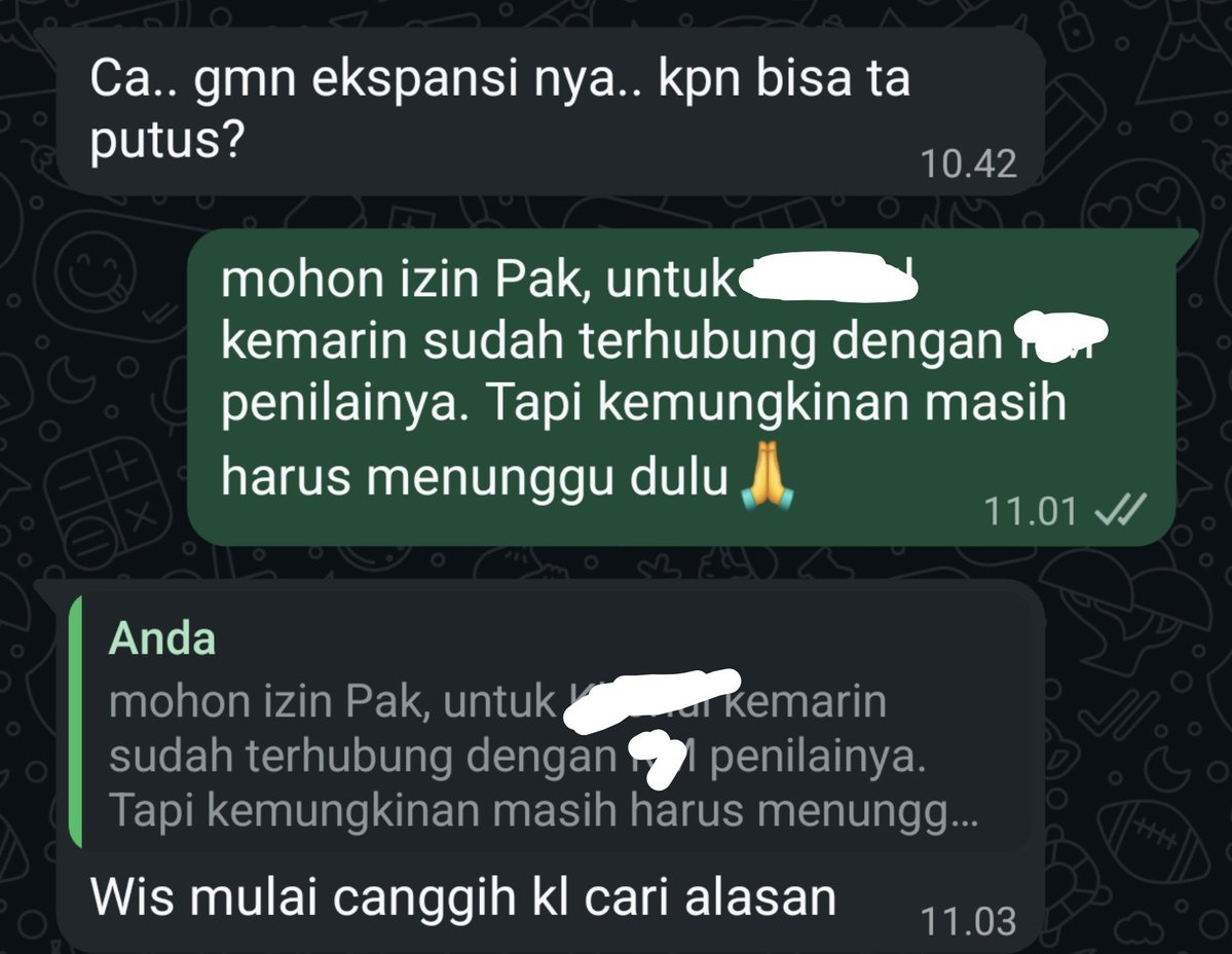 haiaping's tweet photo. hikmah kerja hampir setahun ✨ CANGGIH MEMBUAT ALASAN✨ https://t.co/5keWQNLJSI