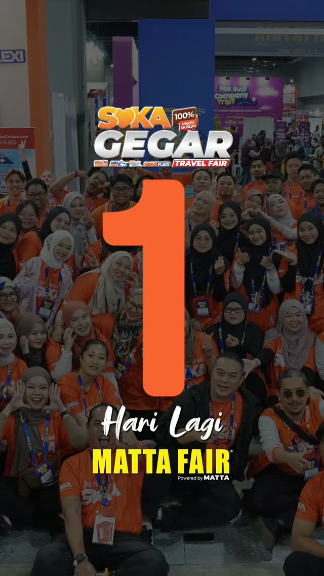 mojrpq_'s tweet photo. MATTA Fair Kuala Lumpur bermula esok! Singgah booth SUKA untuk pakej percutian, promosi SUKA GEGAR dan hadiah menarik. MITEC, 4–6 September 2026, Booth 2A13 &amp; 2P13. Jumpa team STG Adventure! https://t.co/PtXJM5hyFw