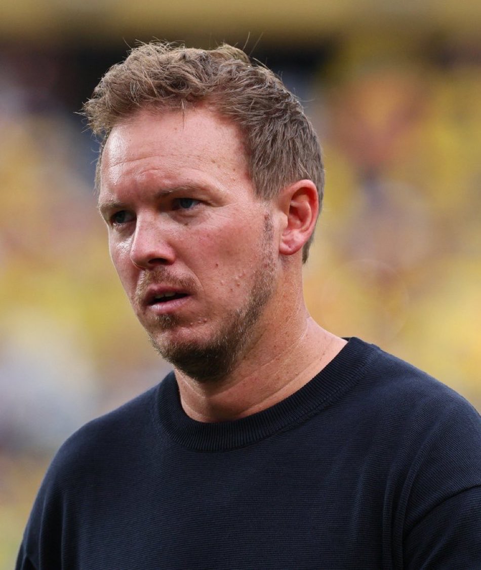 Defanscom's tweet photo. Julian Nagelsmann, Michael Carrick'in görevine son verilmesi halinde Manchester United teknik direktörlüğü için en güçlü aday konumunda. 

(Telegraph) https://t.co/lcjUNyBwGU