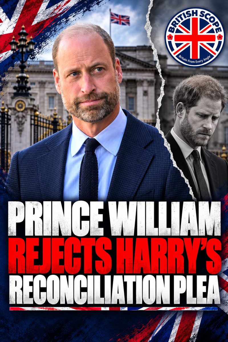 BritishIcex's tweet photo. 🚨 BREAKING: 🚨 ‼️ 🔔 

Prince William has no intention of engaging with Harry

#RoyalFamily

https://t.co/YVTXT5mDzV https://t.co/logprgv7hO