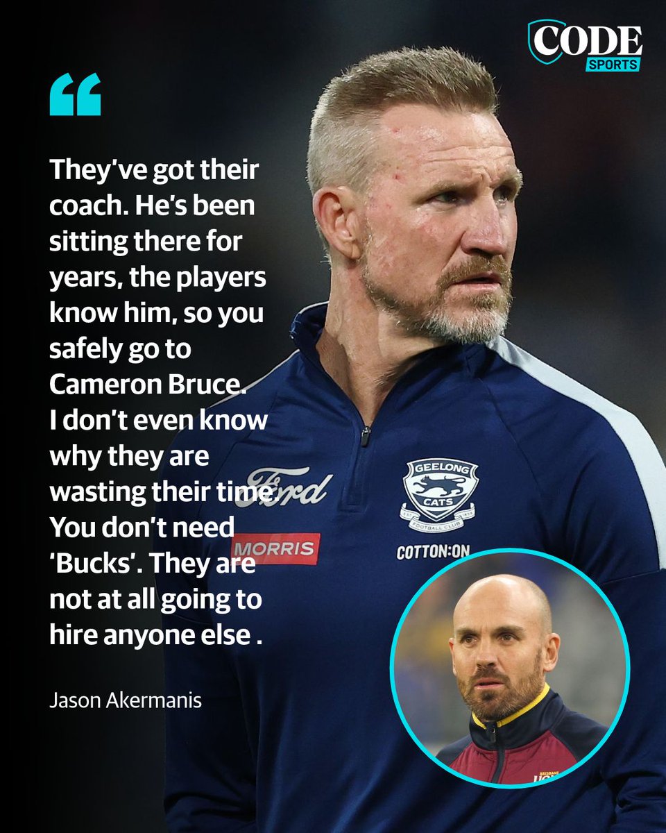 codeaflau's tweet photo. Brisbane legend Jason Akermanis says the all-conquering Lions already have their next coach sitting right in front of them.

READ ▶️ https://t.co/sRgl3mleHv https://t.co/plDy4xRTch
