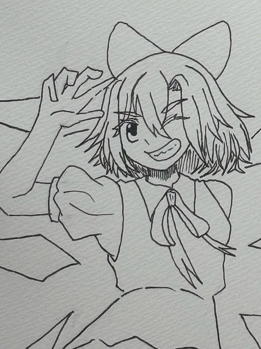 fqo0qz's tweet photo. チルノ
＃東方project
＃絵描きさんと繋がりたい https://t.co/vCaKqO8HPg