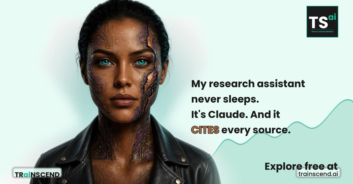 TRaiNSCEND's tweet photo. Research at 2am, sources attached.

I use Claude to find and check stats, and every one links back to the original page before it goes out.

Our verified stats, weekly: https://t.co/VuwIhD0NCn https://t.co/tqlFbkYnUI