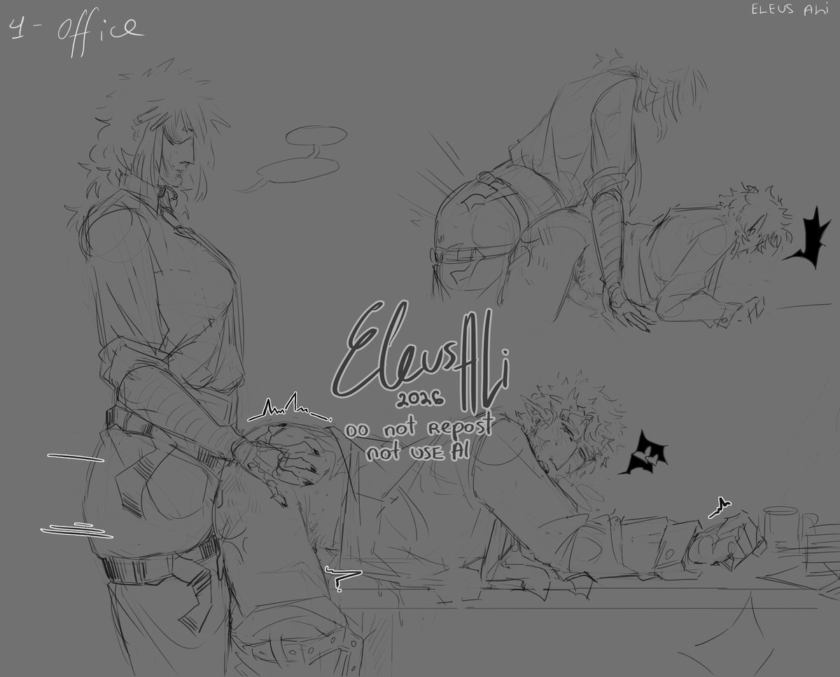 EleusAli18's tweet photo. 4 - office.
HEHEHEHE.
#dabihawsk #hotwings #toukei #mha #MyHeroAcademia https://t.co/kX3D63mCx2
