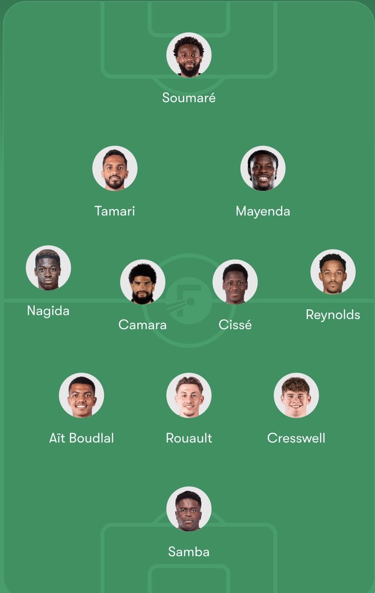 FiletDoFrech's tweet photo. Les deux compos que j’imagine voir ce soir, j’hésitais entre Soumaré et Dia

#srfc https://t.co/rVCiYNZXQm