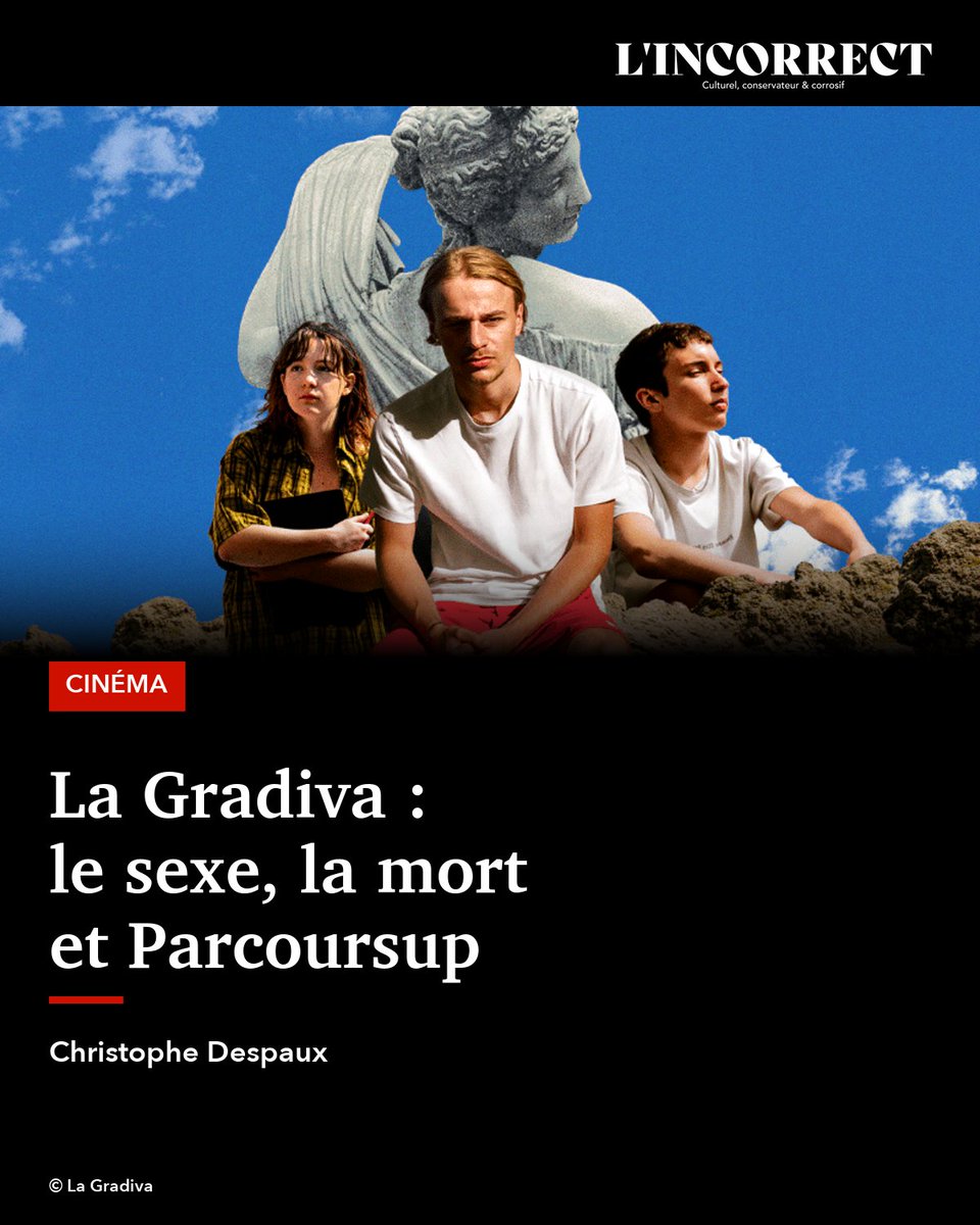 MagLincorrect's tweet photo. Christophe Despaux critique l’écriture et l’interprétation de La Gradiva, le premier long métrage de Marine Atlan. 🔗 https://t.co/iXrxwxbiy9 https://t.co/tru2gysJju