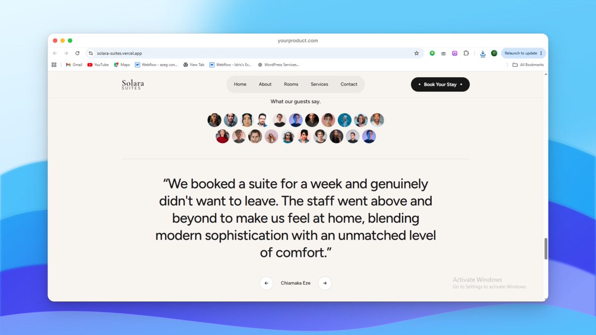 drizzz_design's tweet photo. Just wrapped up a hotel and resort website designed to make booking a stay simple and seamless.

From exploring rooms and amenities to checking availability and making reservations, guests can do it all in one place.

#WebDesign #WebDevelopment #HotelWebsite #Hospitality #drizzz https://t.co/efLXYm4Evj