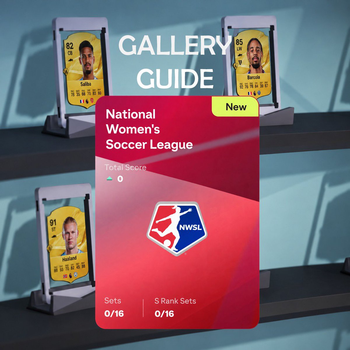 fifa_romania's tweet photo. 🇺🇸NWSL Gallery - 16 Sets

💎 Total Tokens Available: 283
🪙 Total Coins Needed: ~500k 

🏆 Possible Sets to Do:
- S Tier: 8 Sets → 234 Tokens
- A Tier: 3 Sets → 39 Tokens
- B Tier: 2 Sets → 10 Tokens
- C Tier: 3 Sets → 0 Tokens

SOLUTIONS BELOW👇
[THREAD] https://t.co/evnusWocQ4
