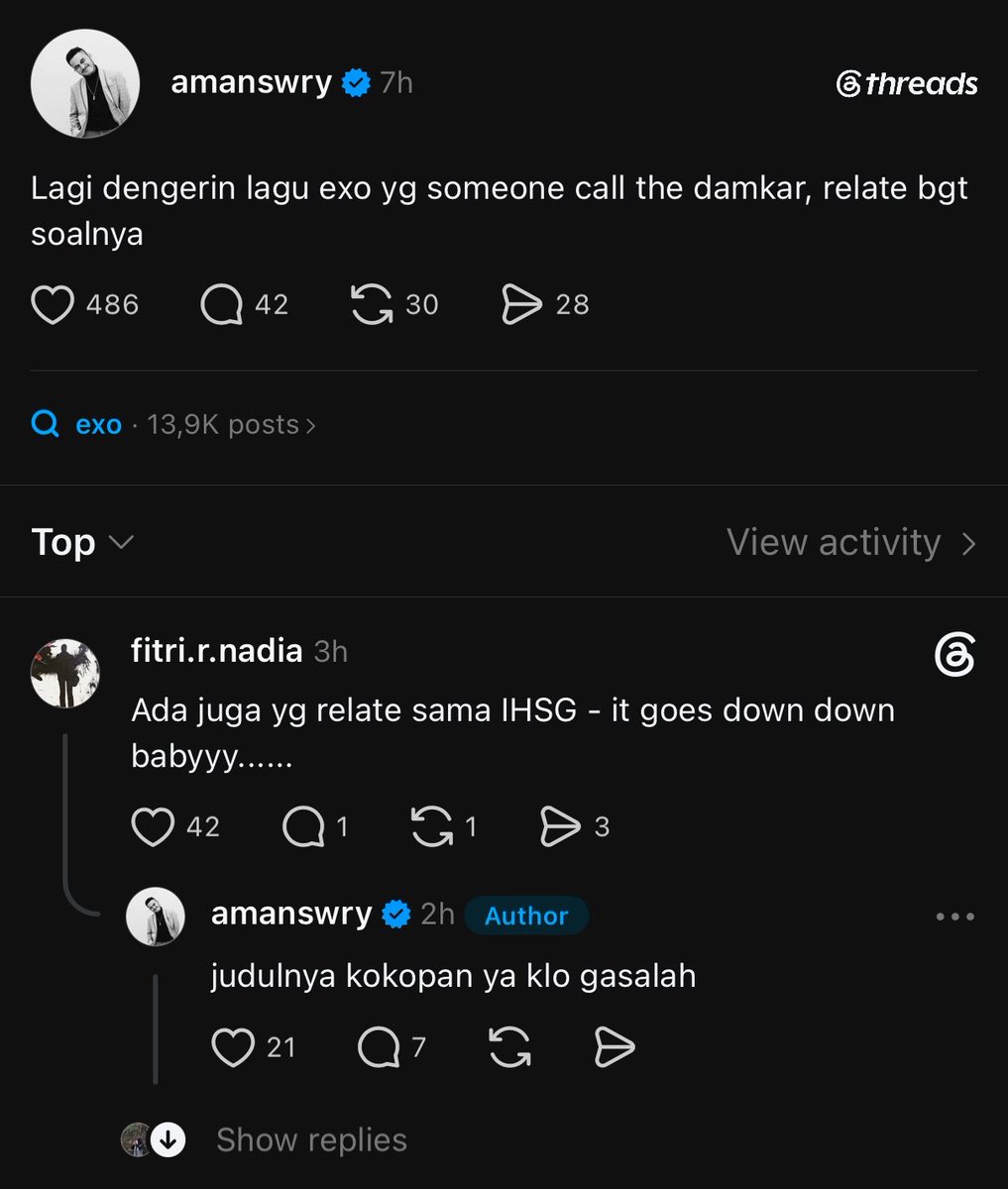 dilfyeol's tweet photo. GAKUATTT 😭😭ANJIR LUCU BGT LAGI “IHSG - it goes down down babyyy” 😭😭😭 https://t.co/4Hym4sLZGq