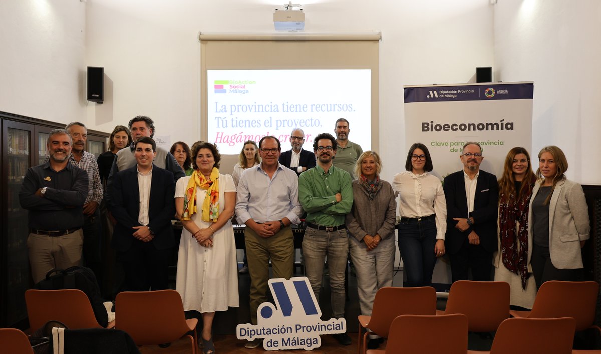 lanoria_mlg's tweet photo. 🪵⛰️♻️ ¡De residuos del olivar y la biomasa a motor de empleo verde en las comarcas!

🏦🏡La @diputacionmlg presenta en #Antequera el potencial de la bioeconomía circular para el desarrollo rural dentro del proyecto #BioActionSocial.

+ info➡️https://t.co/j1S0gTp27O https://t.co/o9u7gAkBSW