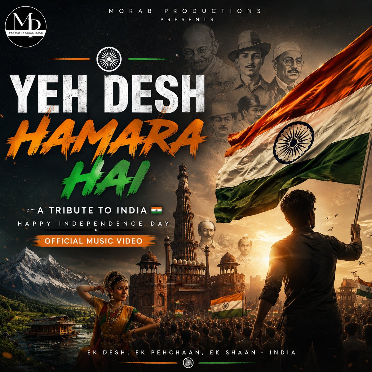 tachirito3's tweet photo. Yeh Desh Hai Humara ka official music video aaj release ho raha hai. Stay tuned. https://t.co/Bx7UavHpG9