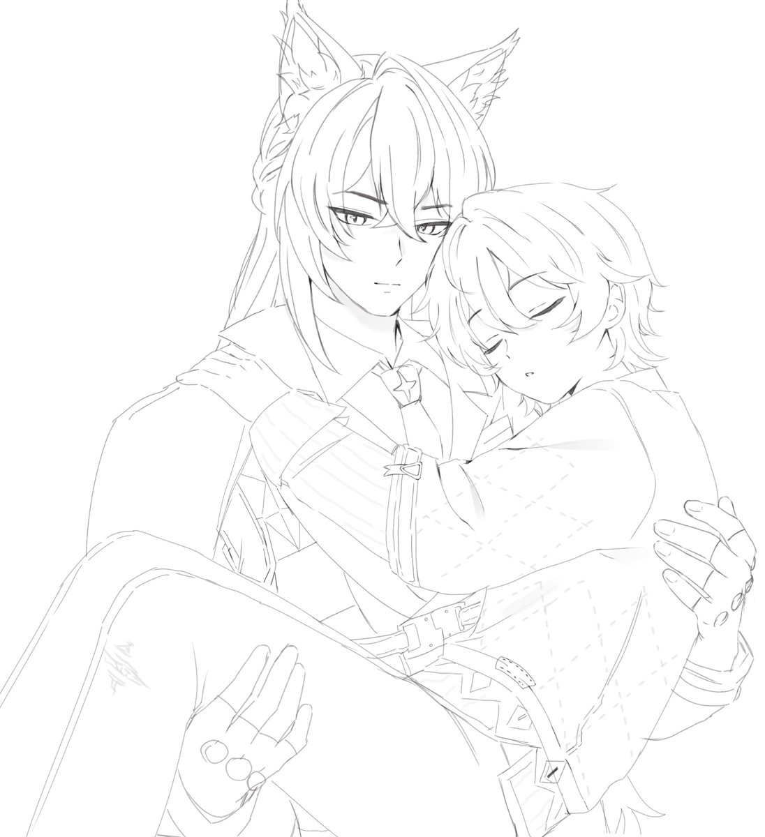 miyukiw_x's tweet photo. I know it's not that heavy for you  (* ￣︿￣)

#zzzero  #severian #wise https://t.co/ldtgg9x34D