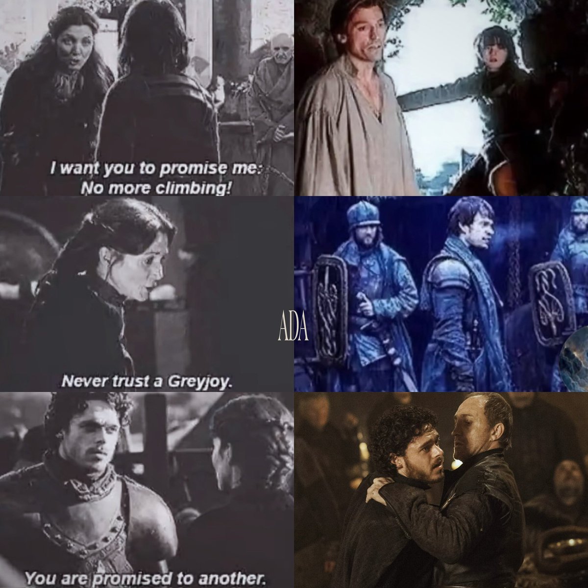 Uc_heyy02's tweet photo. The way Game of Thrones fans treat Catelyn Stark, you’d think she wasn’t the best mom on the show.

Catelyn spent years warning her family about the dangers surrounding them and people still underestimated her instincts.

She warned Ned about the south. She warned Bran about climbing. She even warned Robb about trusting the wrong people.

THIS WOMAN WAS TRYING TO SAVE HER FAMILY. 💔